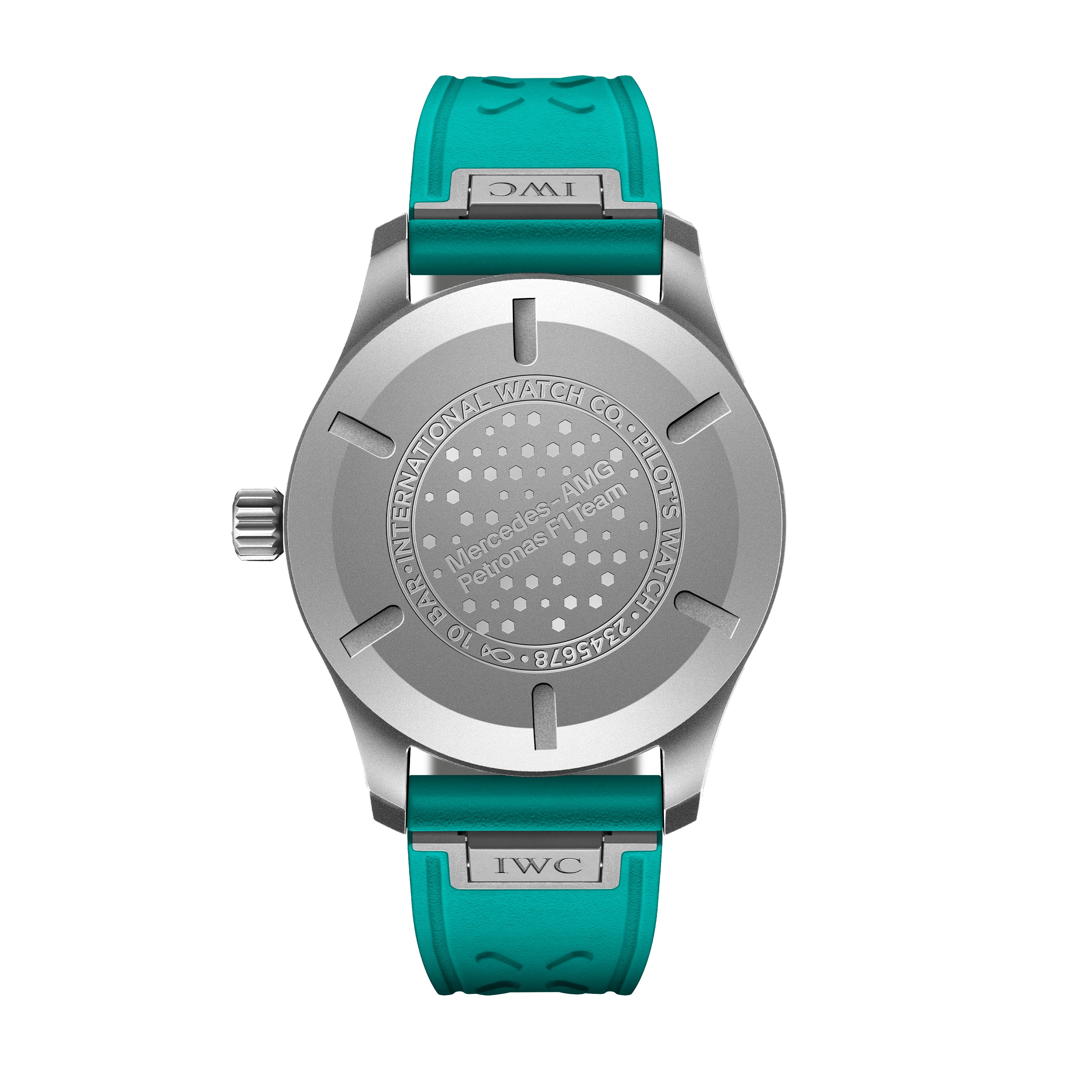 IWC Pilot's Watch Mark XX Mercedes-AMG Petronas F1 Watch, 40mm Black Dial, IW328210