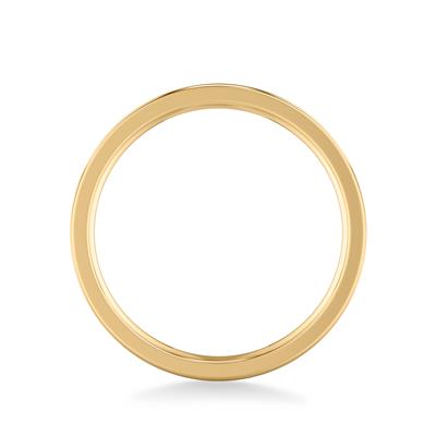14K Yellow Gold Wedding Band 6mm