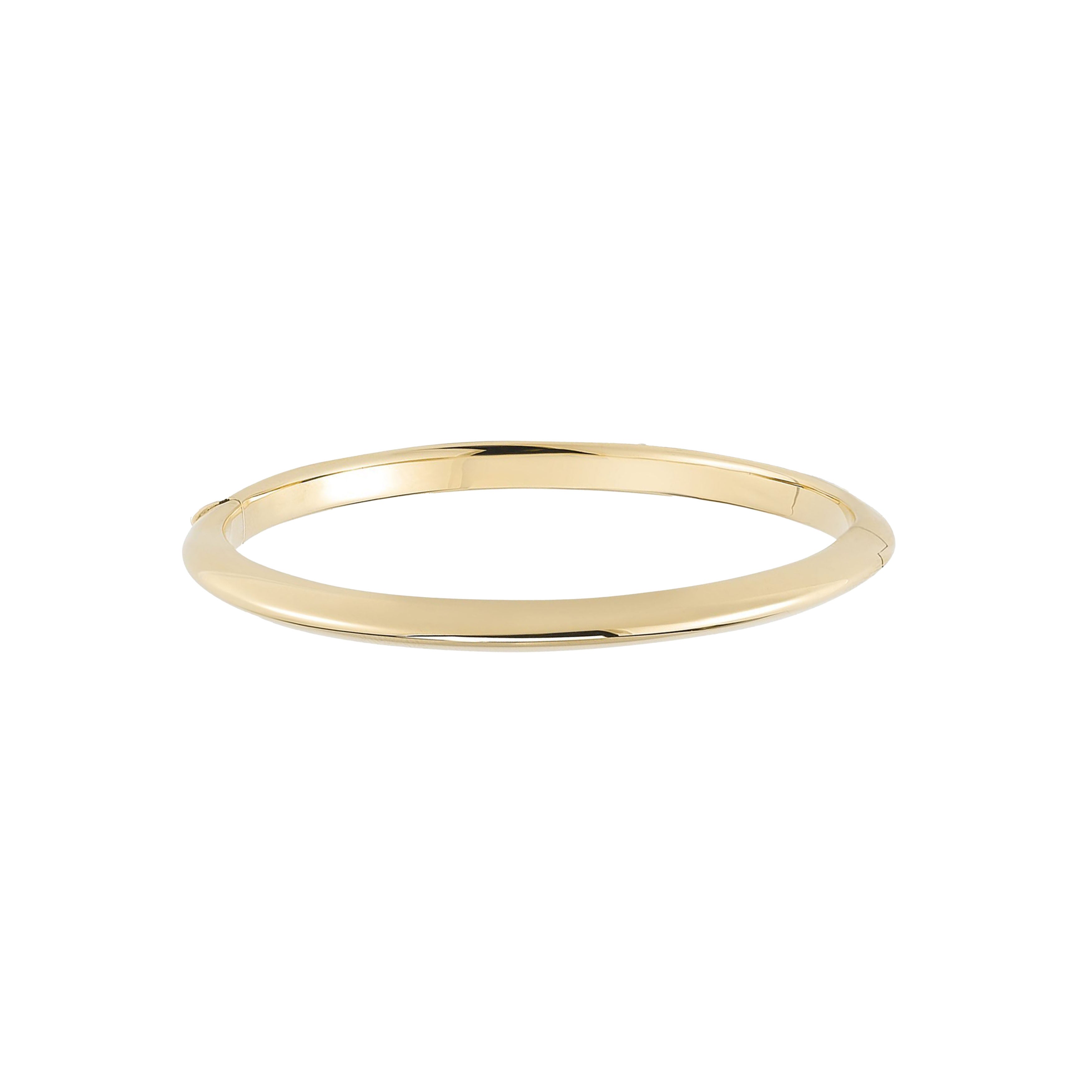 Roberto Coin 18K Yellow Gold Knifed Edge Bangle Bracelet