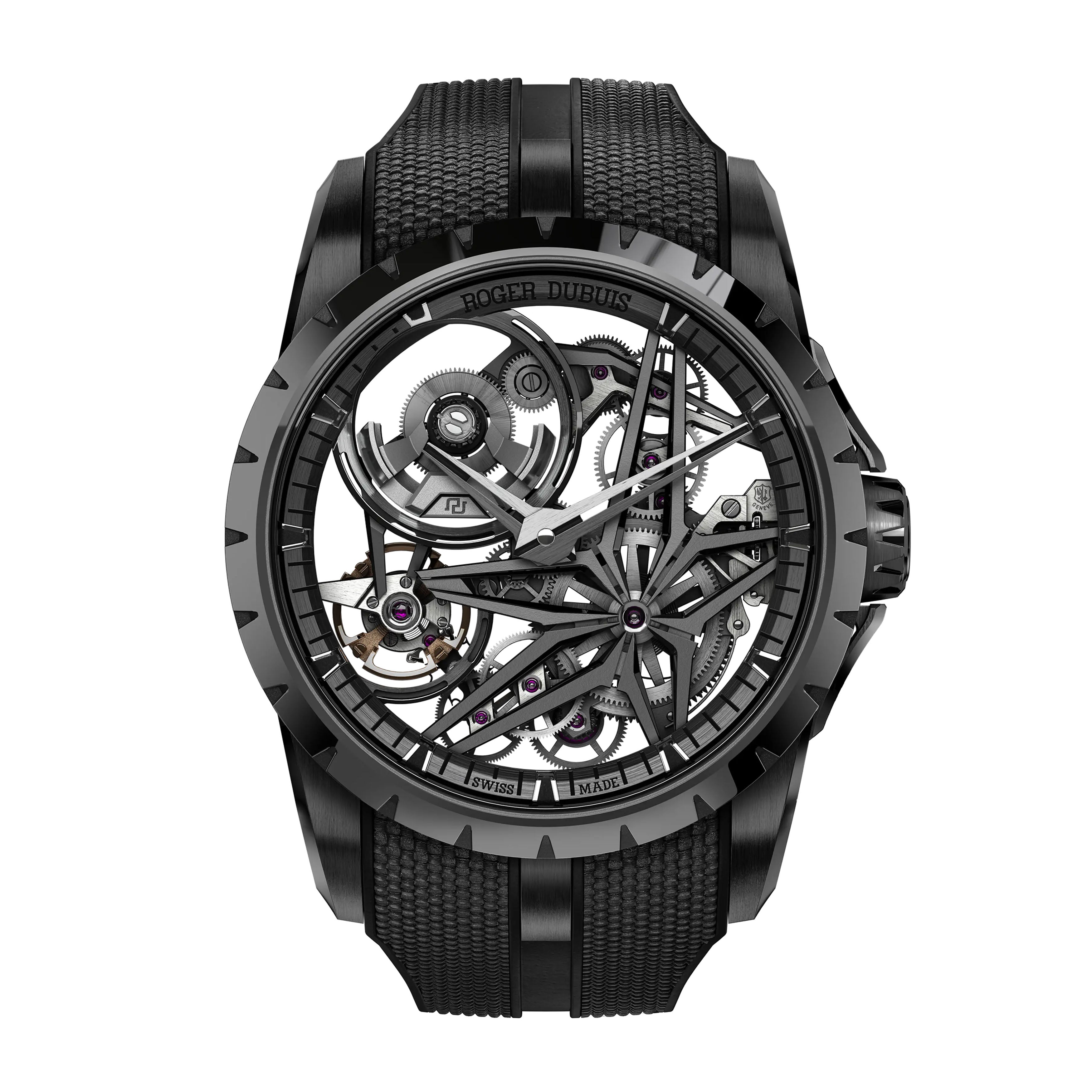 Roger Dubuis Excalibur MB Titanium Watch, 42mm Skeleton Dial, DBEX1136
