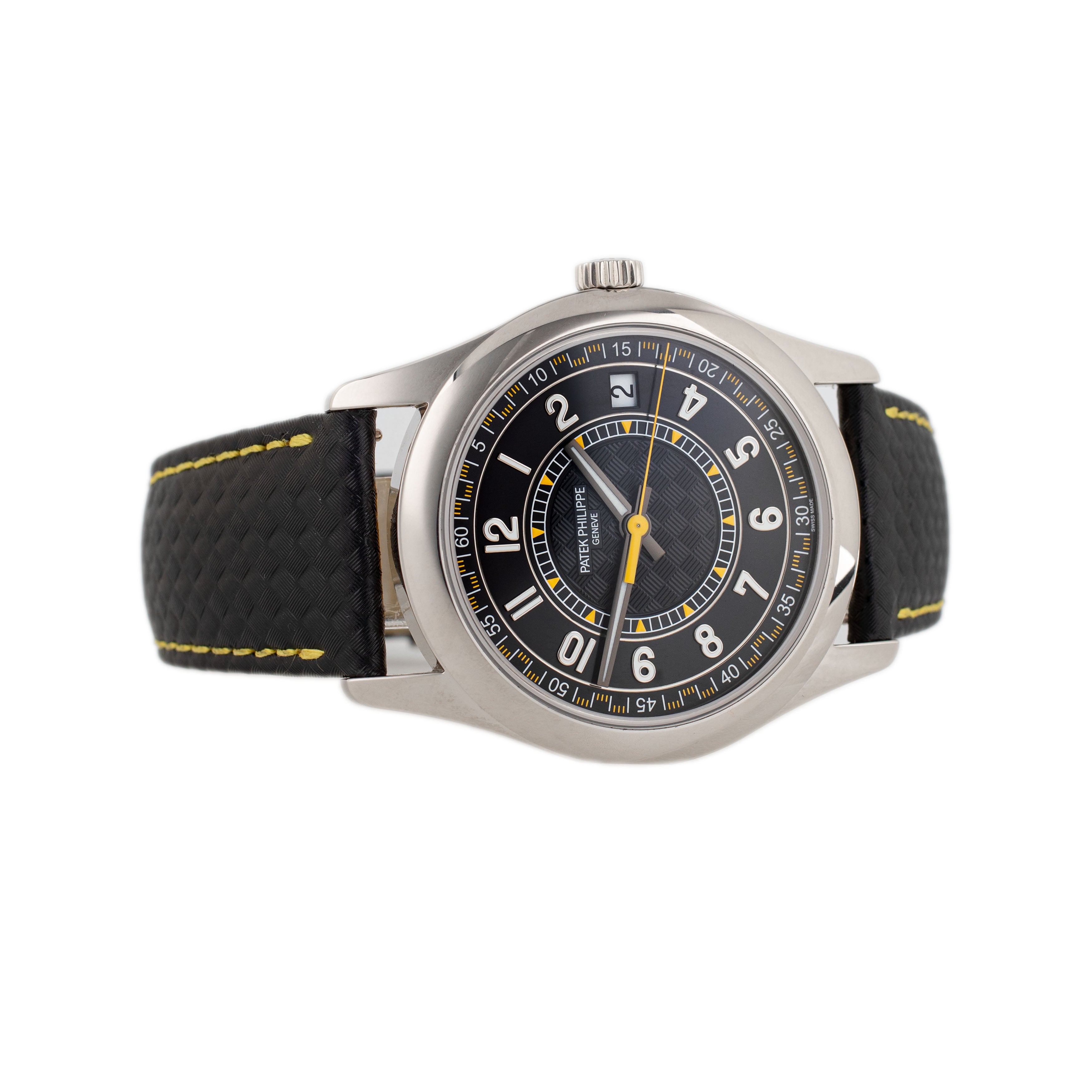 Patek Philippe Calatrava White Gold Black Dial 30mm 6007G-001 Full Set