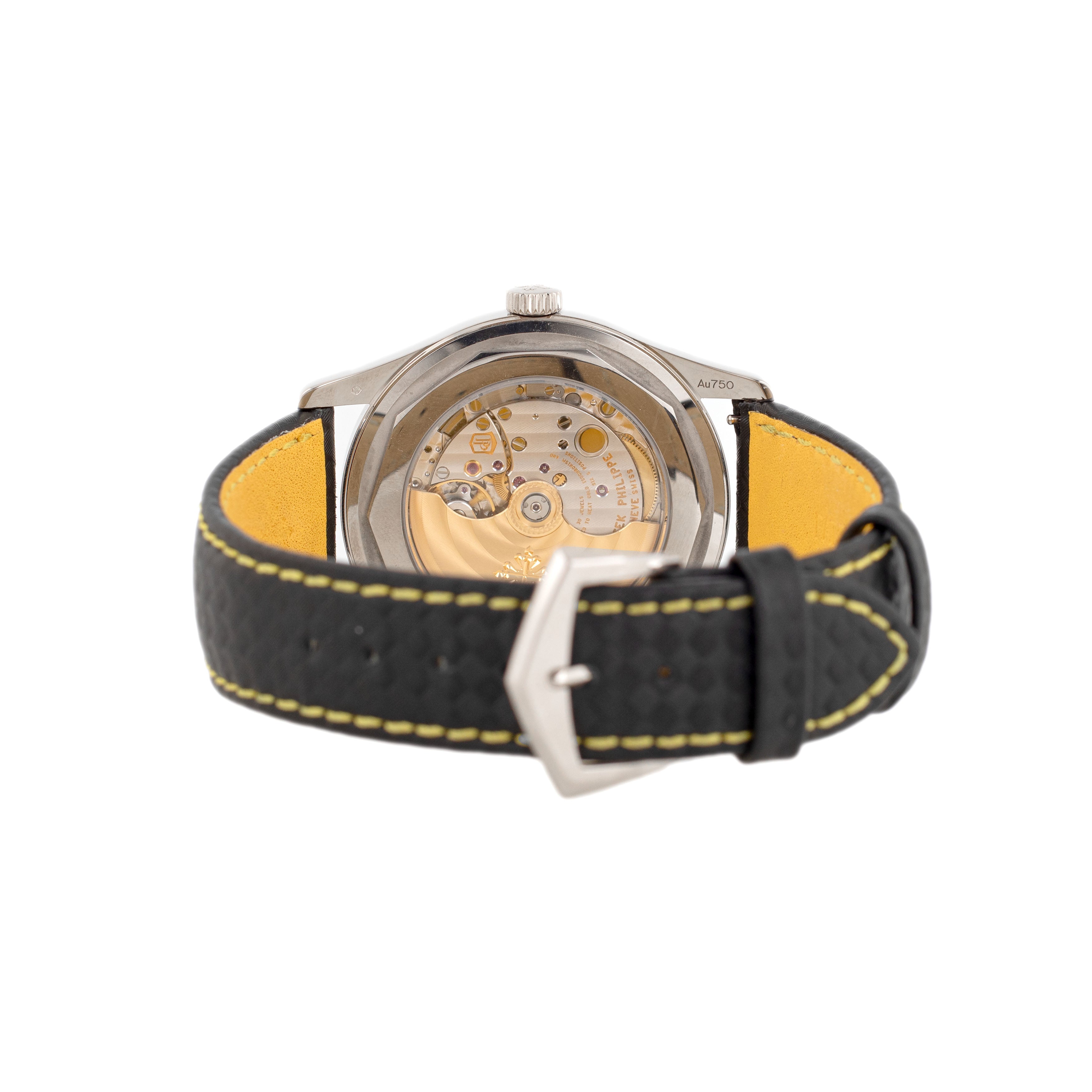 Patek Philippe Calatrava White Gold Black Dial 30mm 6007G-001 Full Set