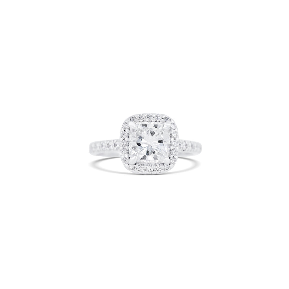 18K White Gold 1.33ct Round Brilliant Diamond Engagement Ring