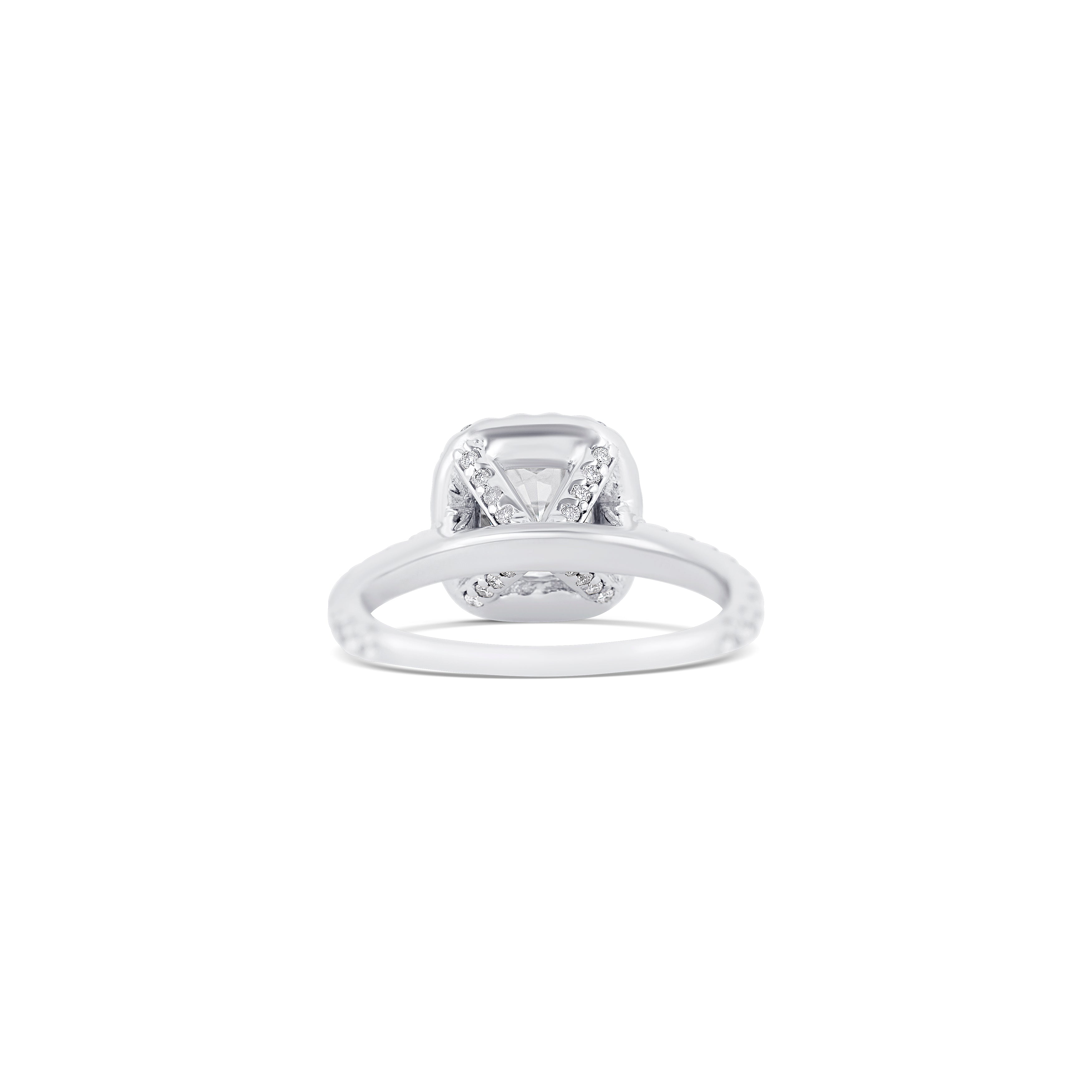 18K White Gold 1.33ct Round Brilliant Diamond Engagement Ring