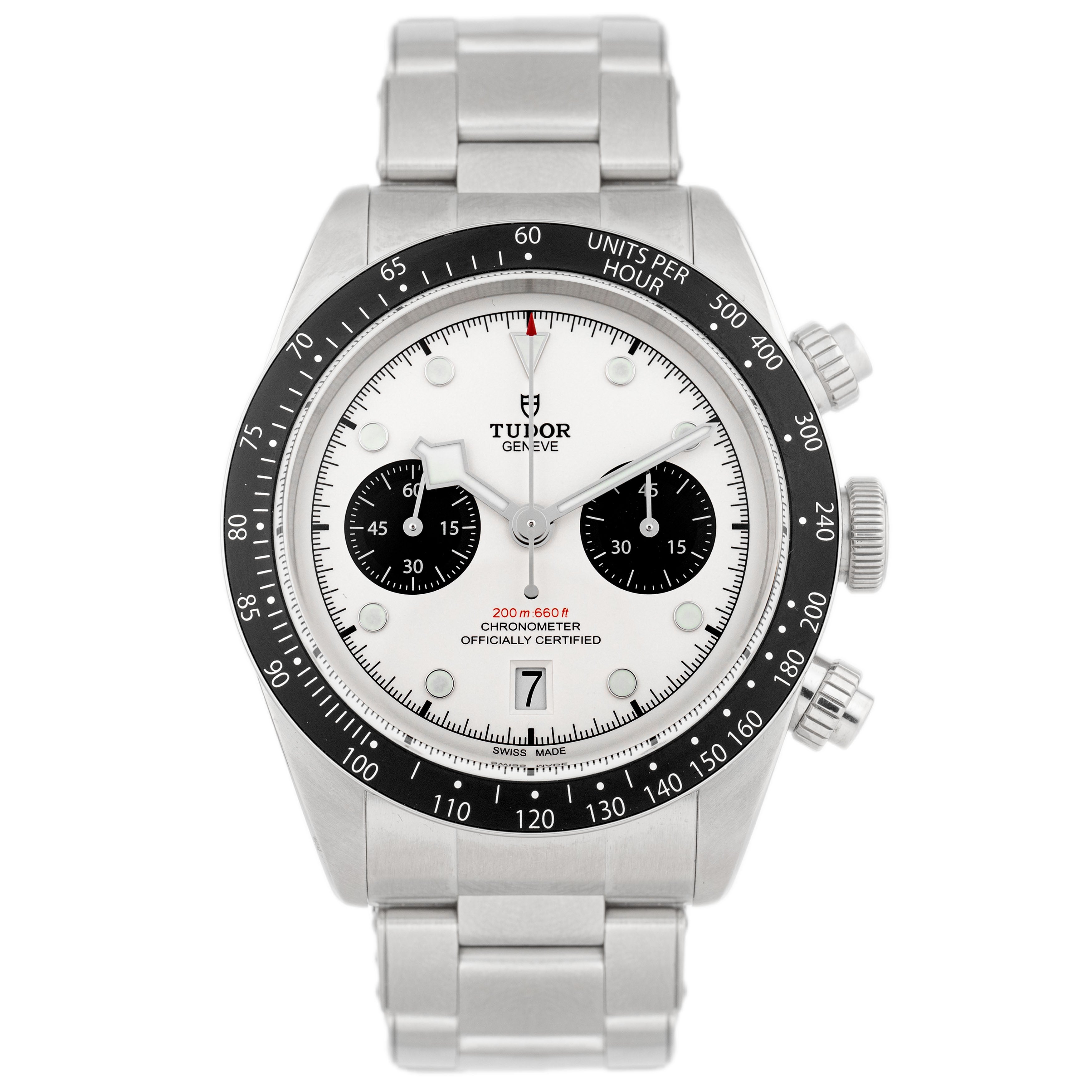 Tudor Black Bay Chrono Stainless Steel White Dial 41mm 79360N-0012 Full Set