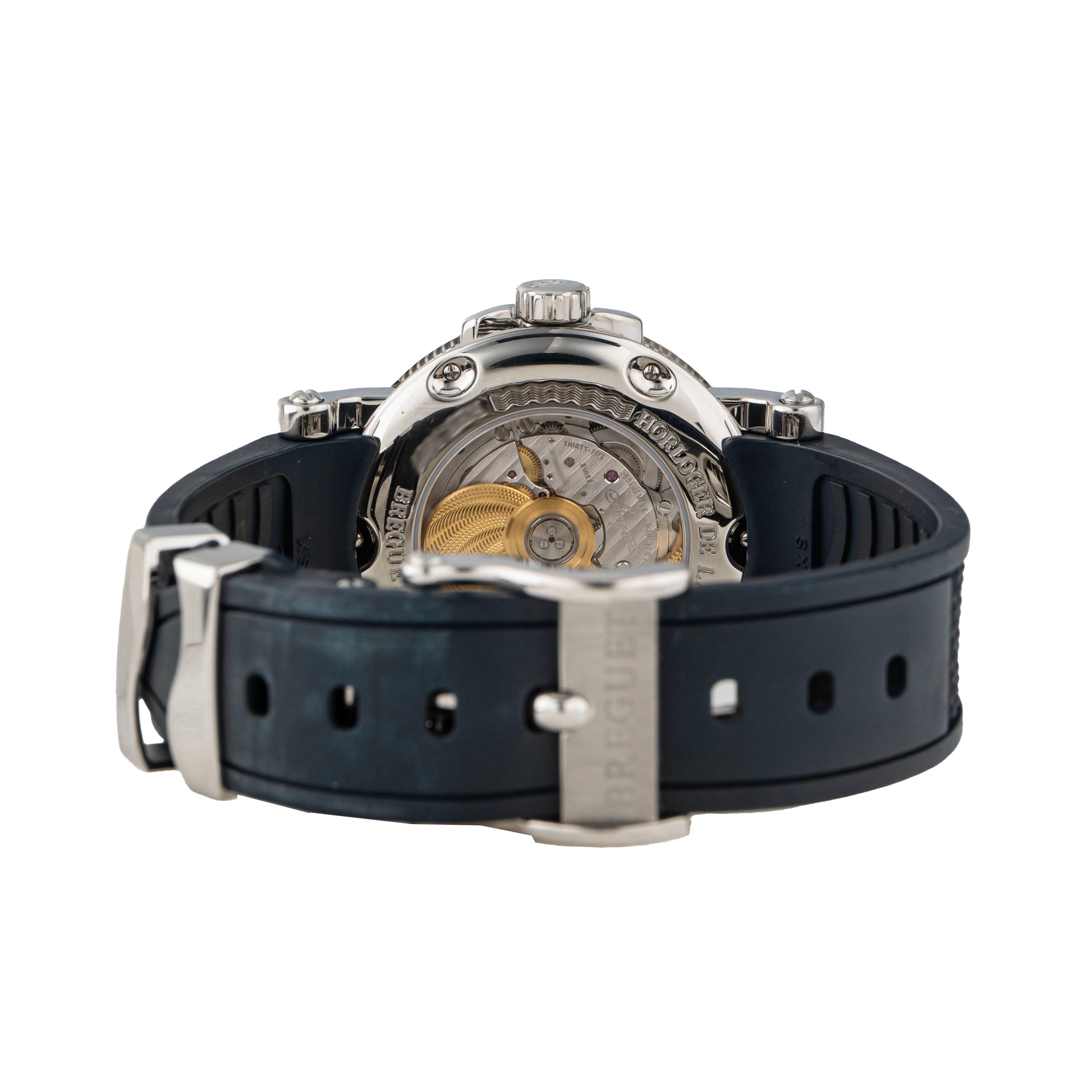 Breguet Marine Big Date Stainless Steel Blue Dial 39mm 5817ST/Y2/5V8