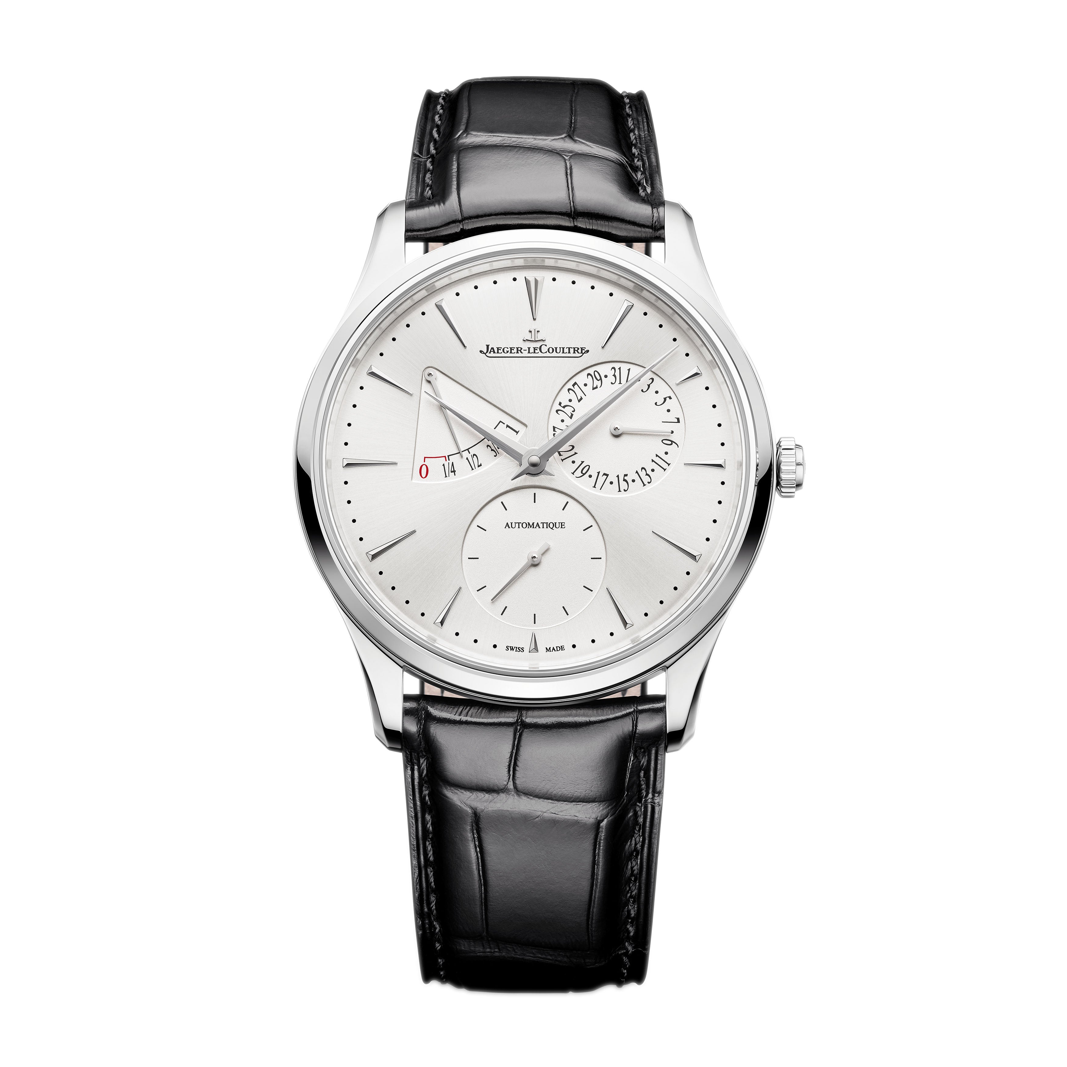 Jaeger-LeCoultre Master Ultra Thin Power Reserve Watch, 39mm Silver Dial, Q1378421