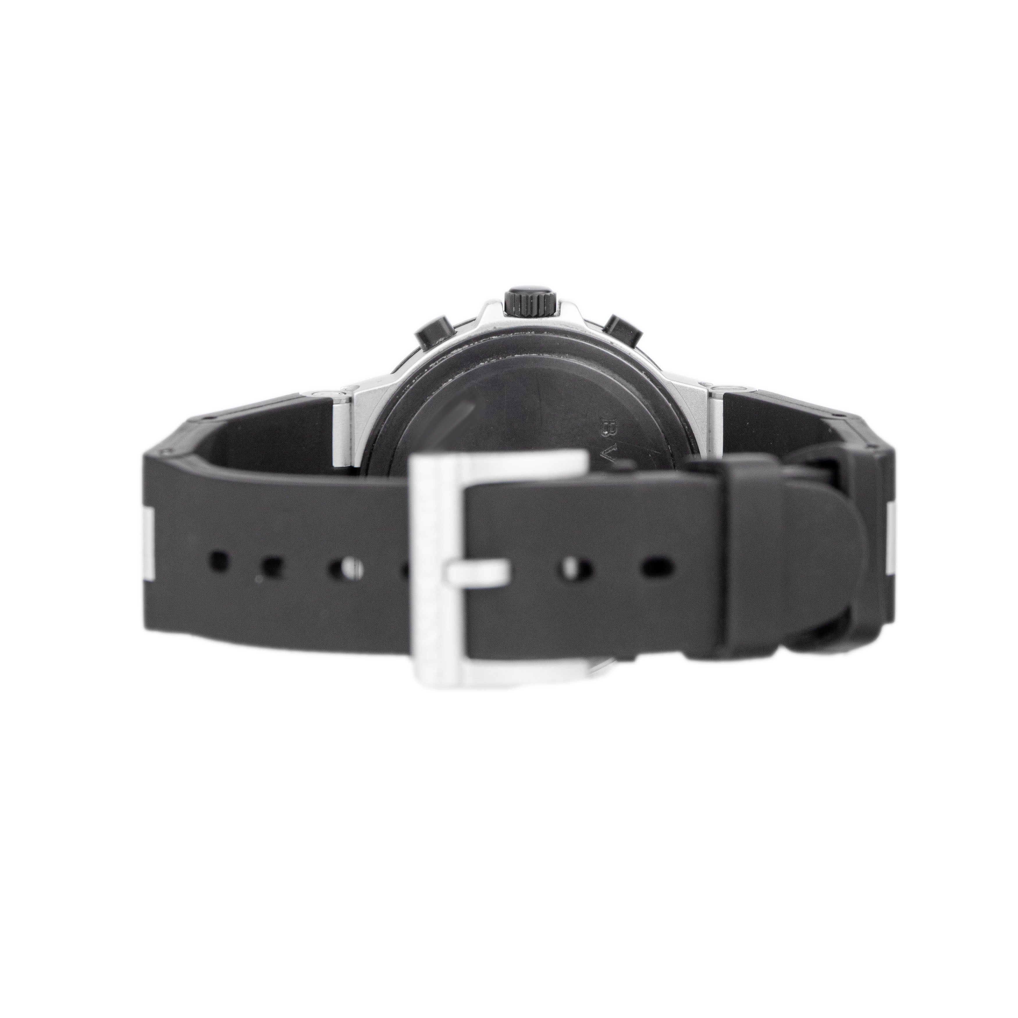 Bulgari Diagono Chronograph Aluminium White Dial 38mm AC38TA Full Set