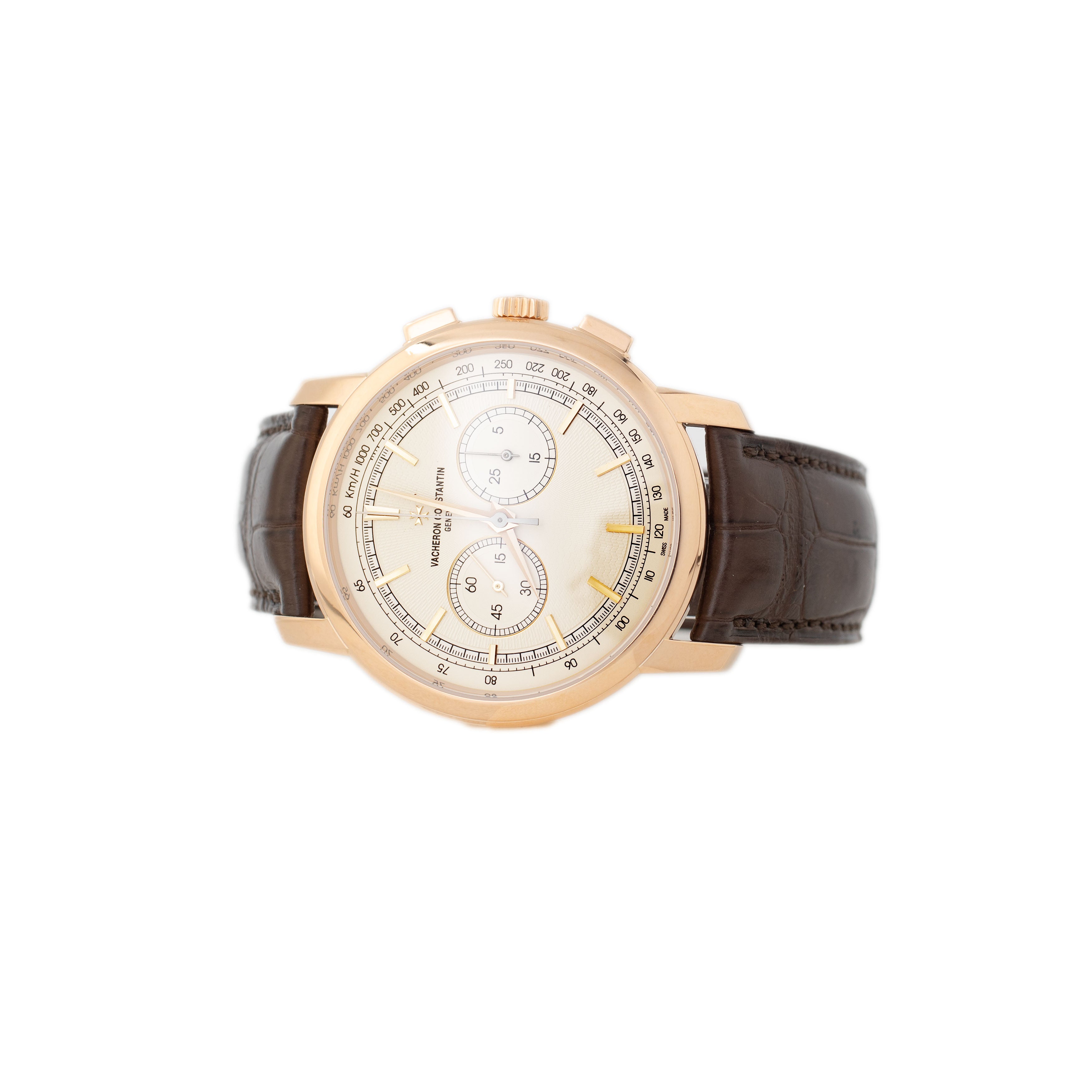 Vacheron Constantin Patrimony Traditionnelle Chronograph 260th Anniversary Edition Rose Gold Cream Dial 42mm 47192/000R-9352 Full Set