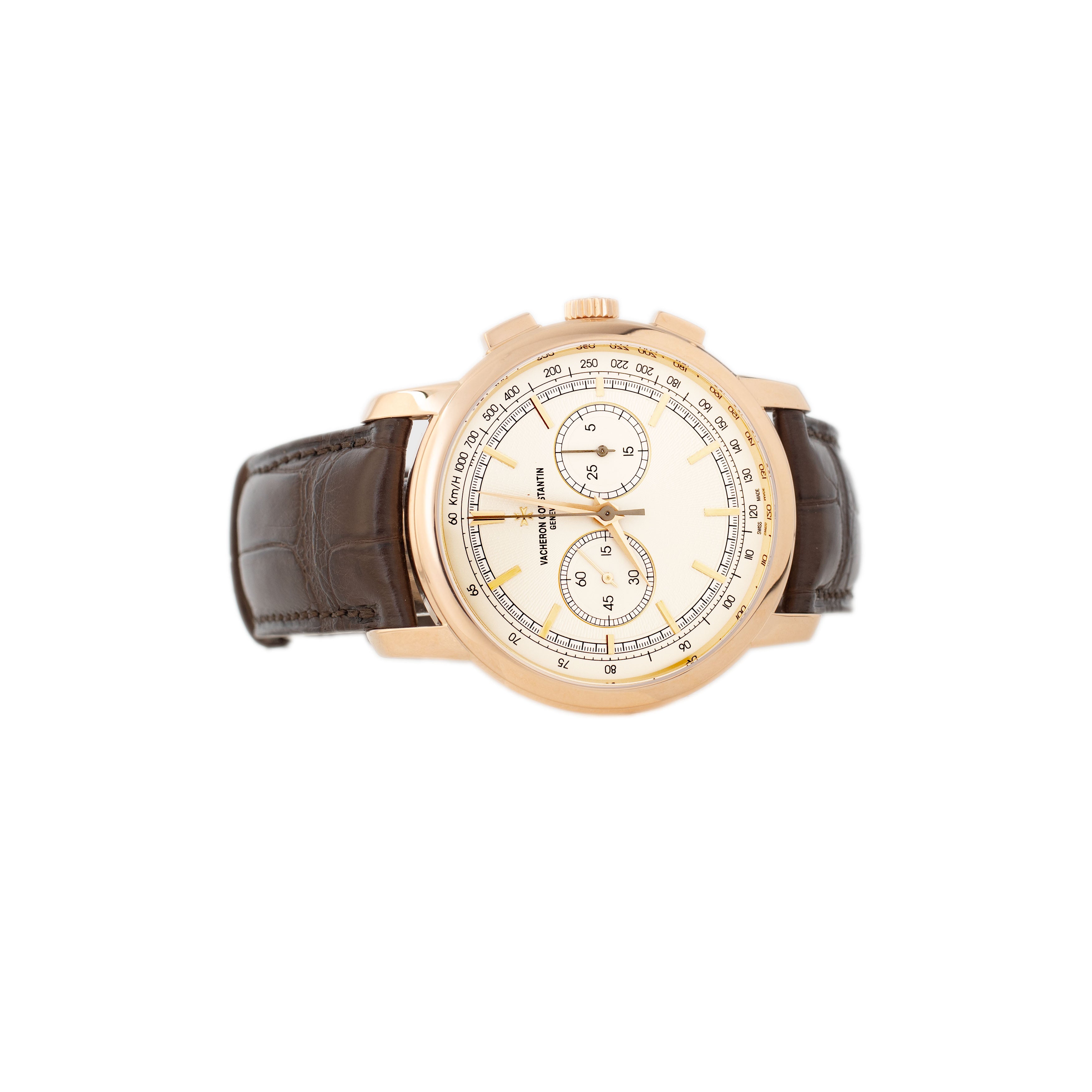 Vacheron Constantin Patrimony Traditionnelle Chronograph 260th Anniversary Edition Rose Gold Cream Dial 42mm 47192/000R-9352 Full Set