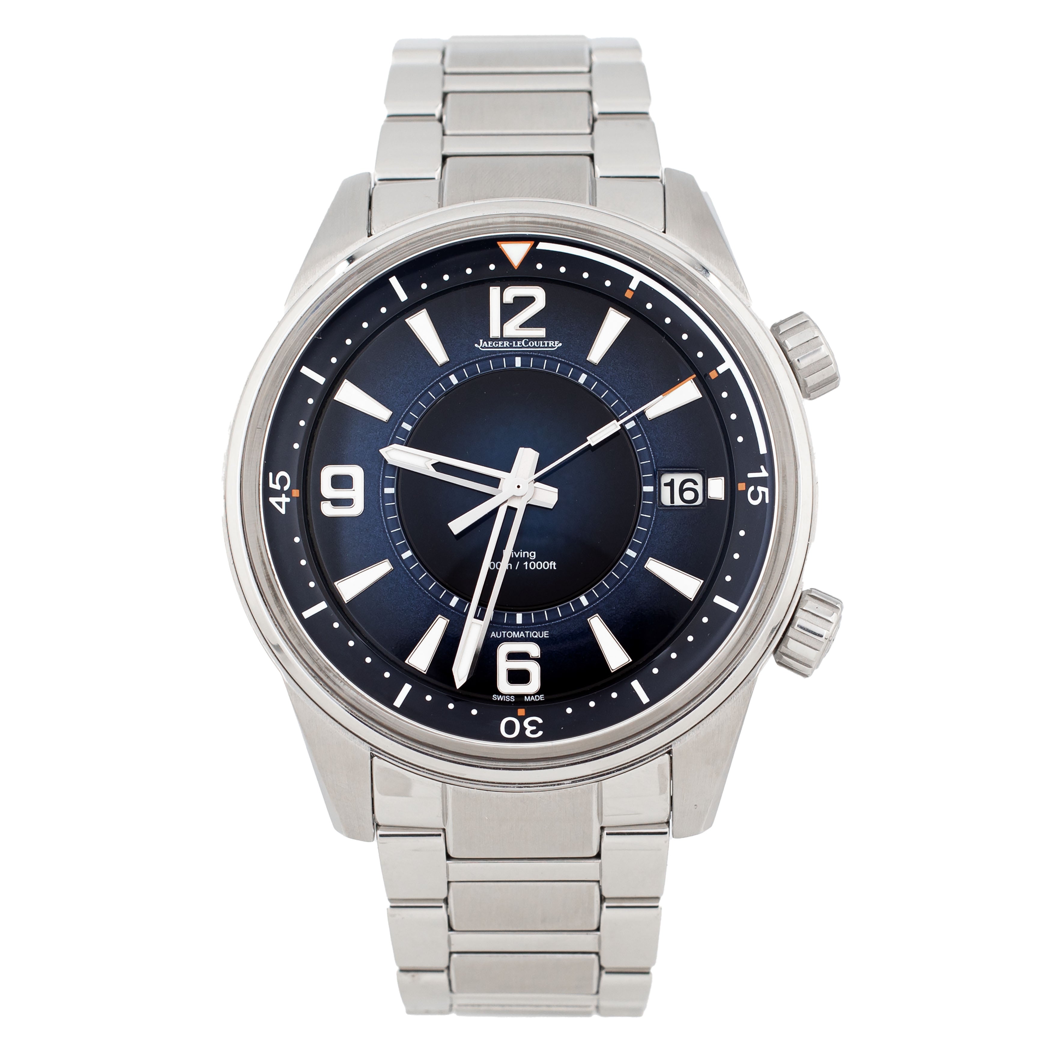 Jaeger-LeCoultre Polaris Mariner Date Stainless Steel Blue Dial 42mm Q