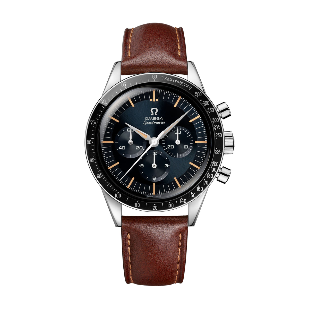 Omega Speedmaster First Omega in Space Watch, 39.7mm Blue-Gray Dial, 3