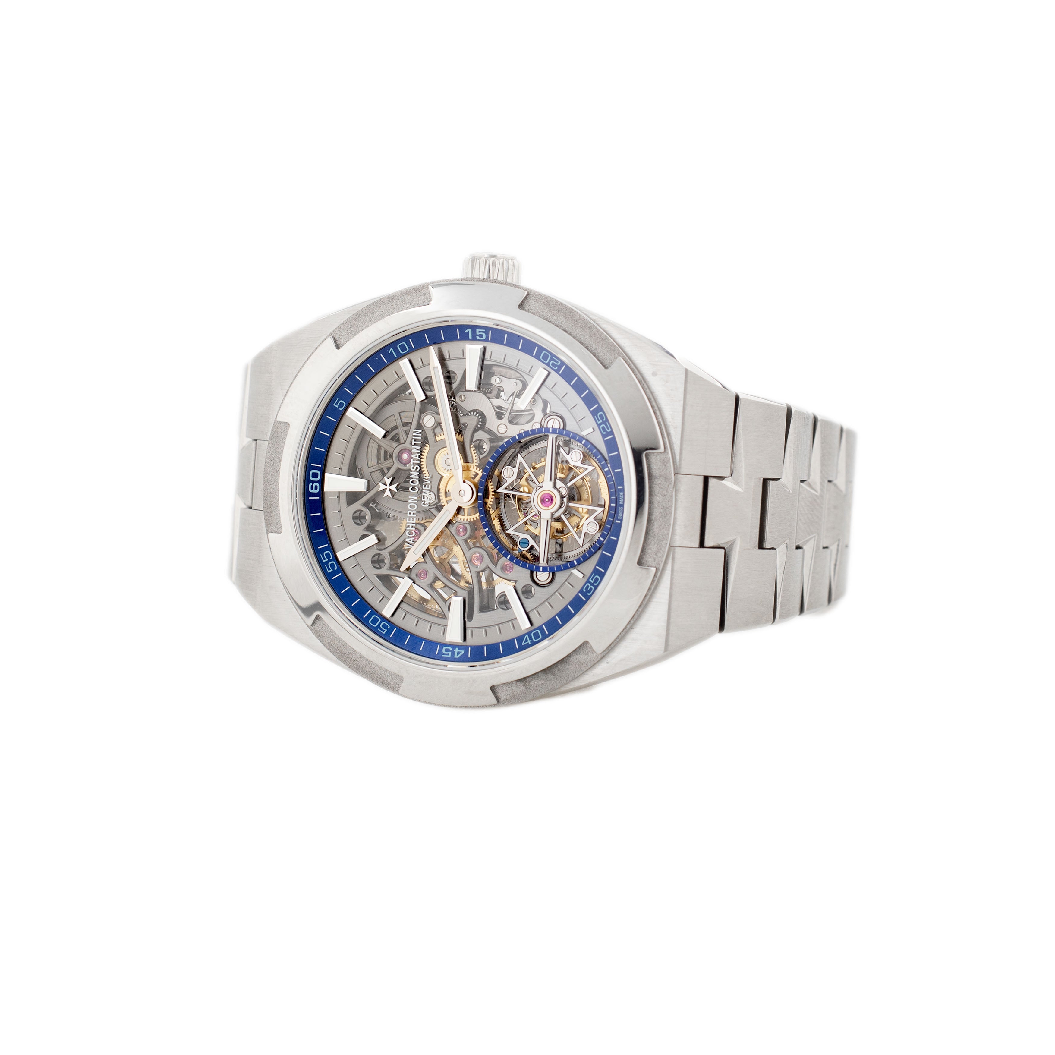 Vacheron Constantin Overseas Tourbillon Skeleton Titanium Skeleton Dial 42.5mm 6000V/210T-B935 Full Set