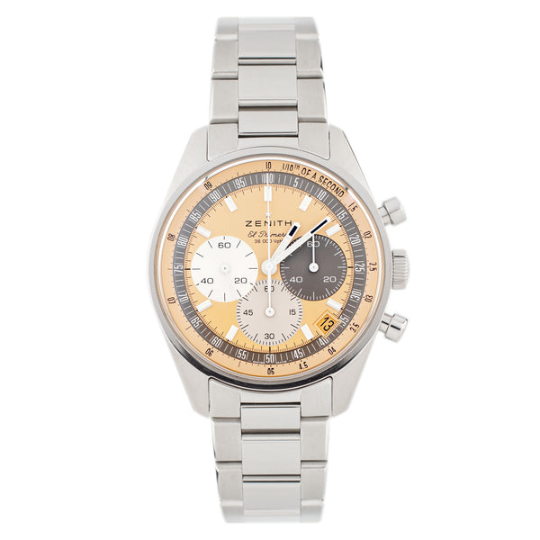 とんん様 Zenith Chronomaster Original Hodinkee Edition Stainless Steel Salmon D