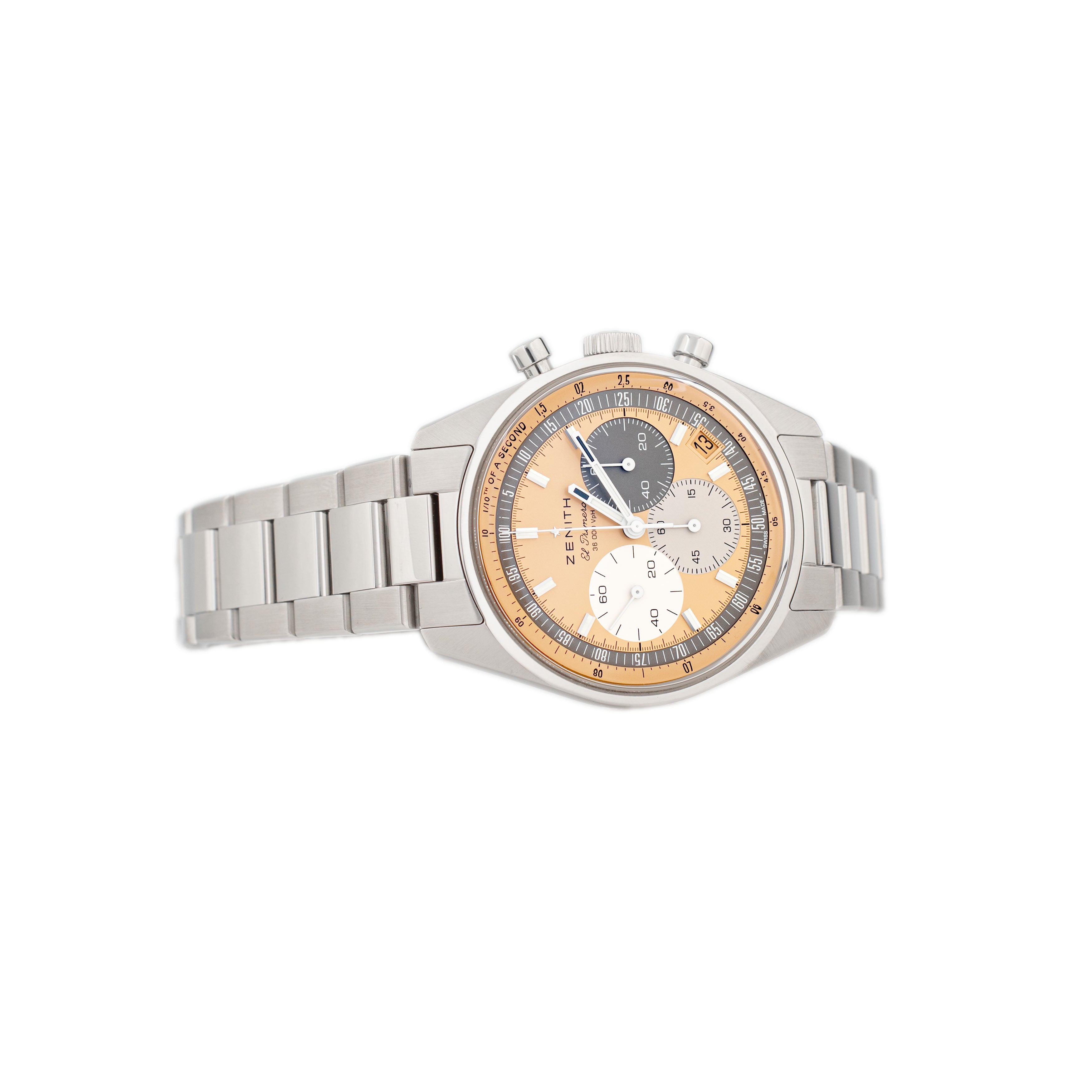 Zenith Chronomaster Original Hodinkee Edition Stainless Steel Salmon D