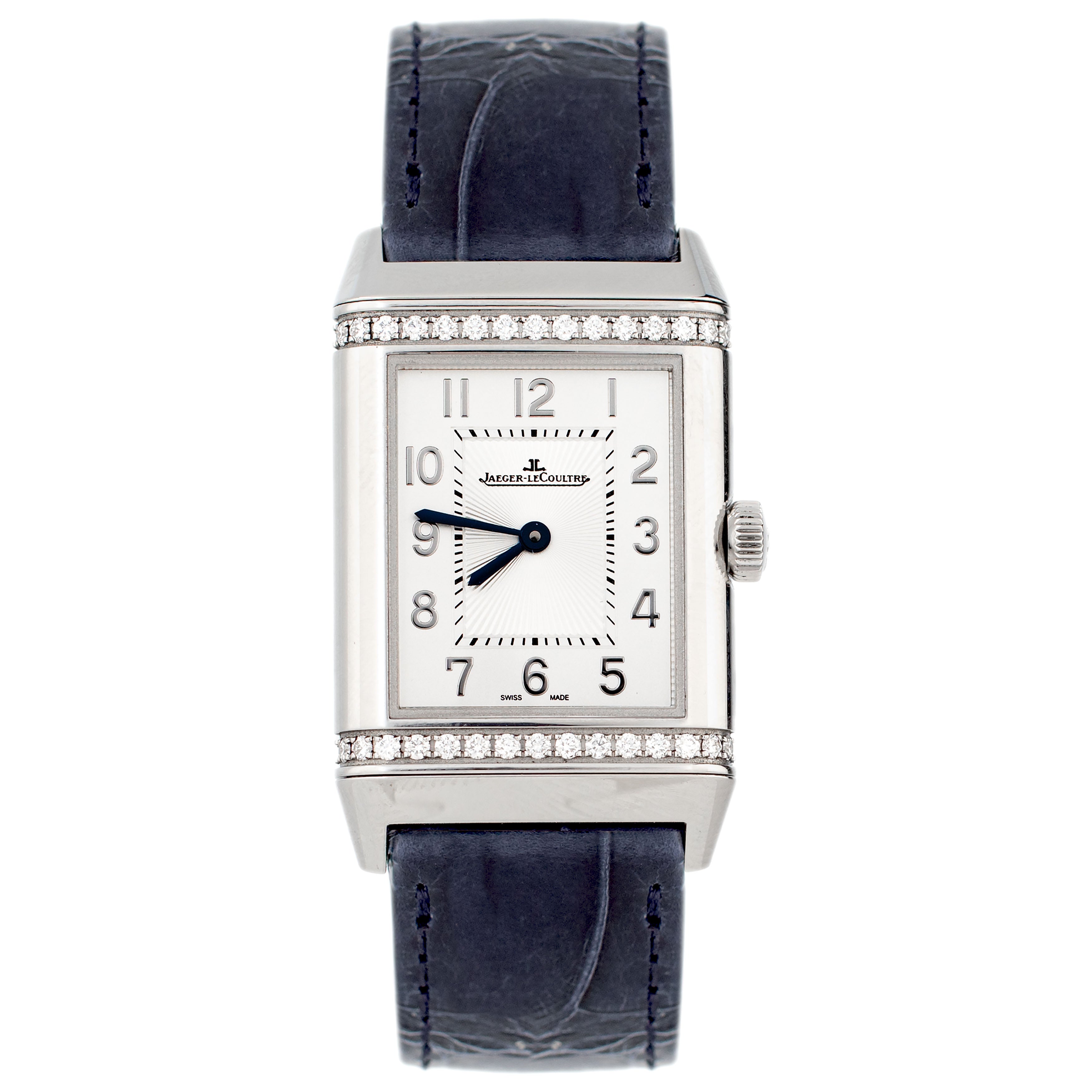 Jaeger-LeCoultre Reverso Classic Duetto Stainless Steel Silver & Blue Dial 40x24.4mm Q2578480