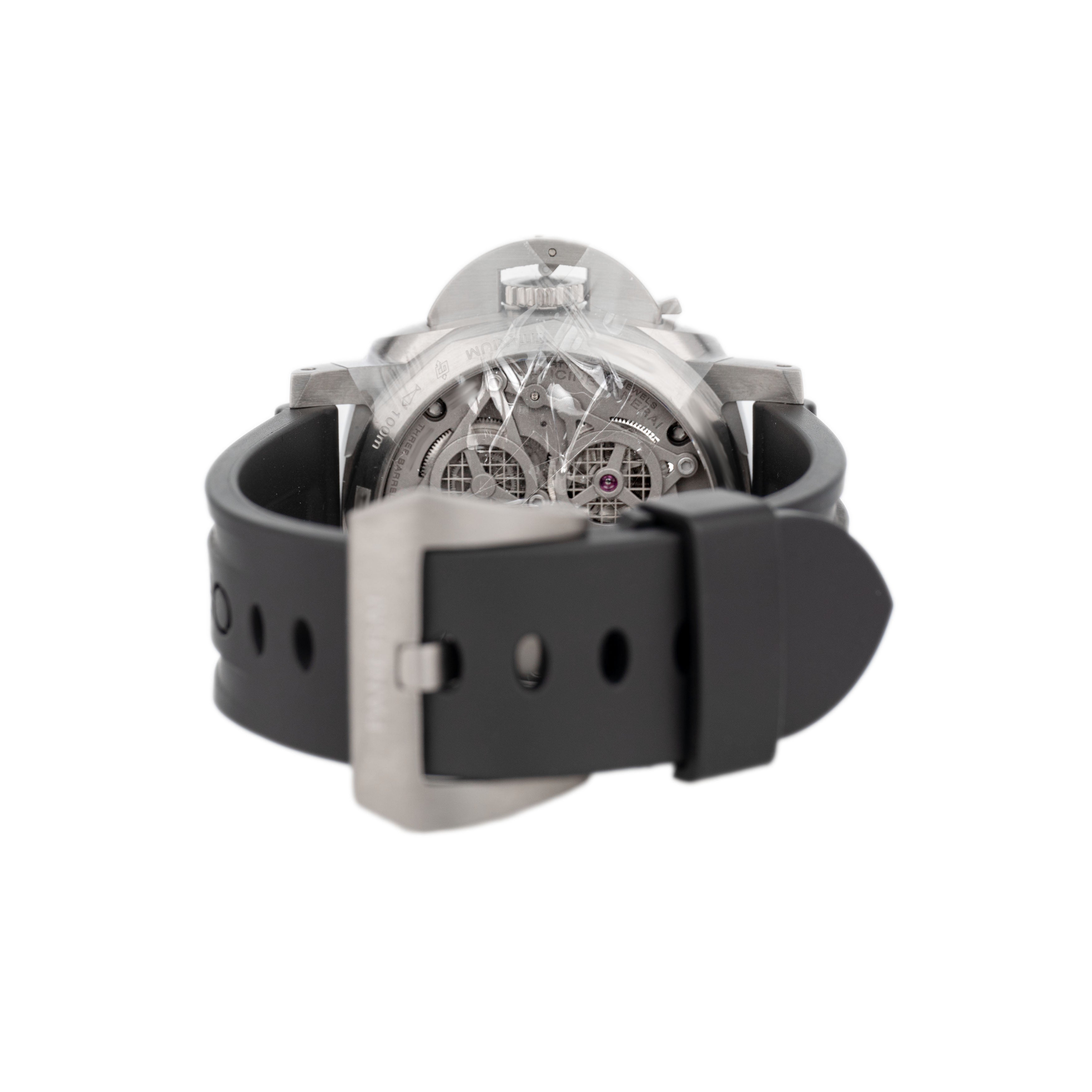 Panerai Luminor Tourbillon GMT Titanium Skeleton Dial 47mm PAM00767 Full Set