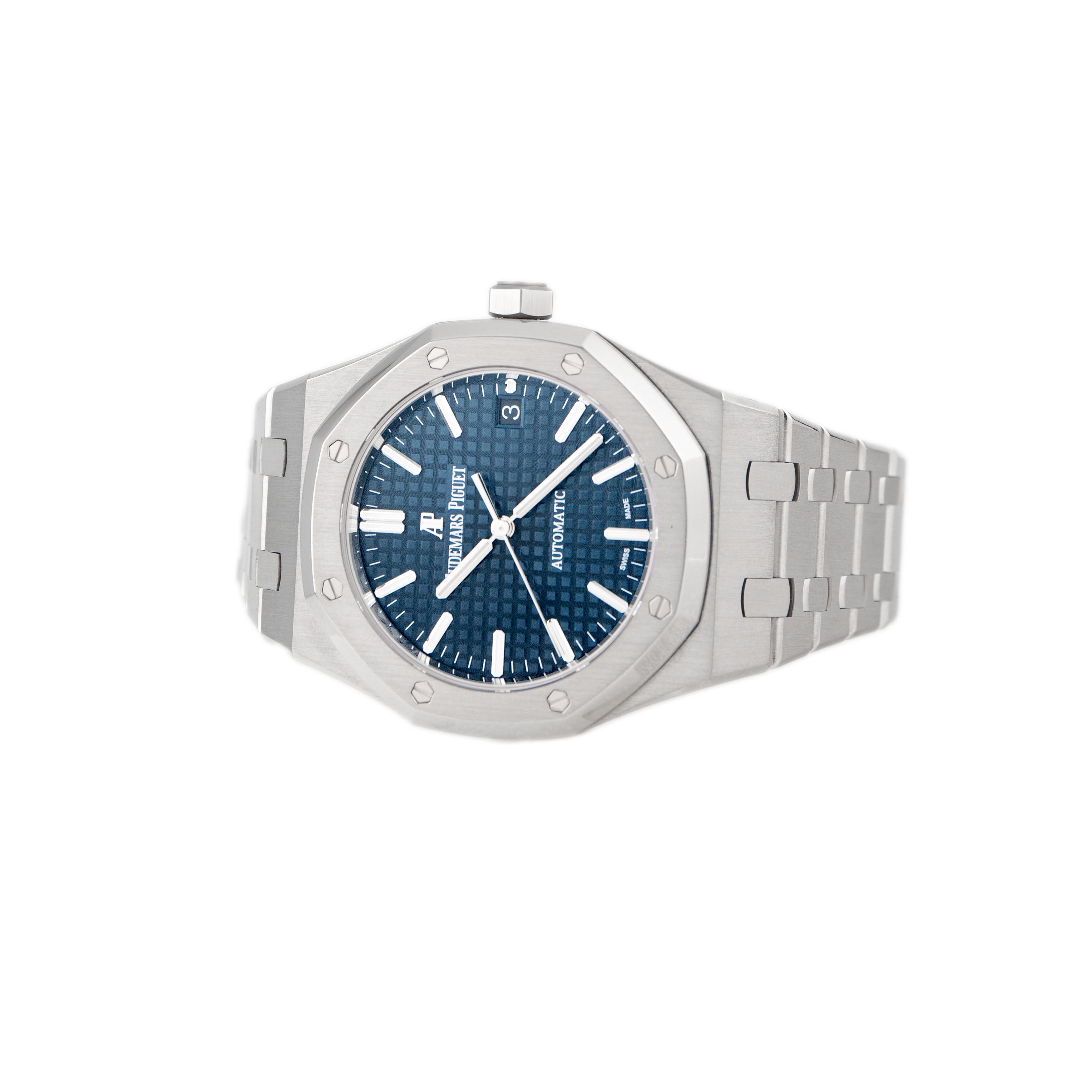 Audemars Piguet Royal Oak Stainless Steel Blue Dial 37mm