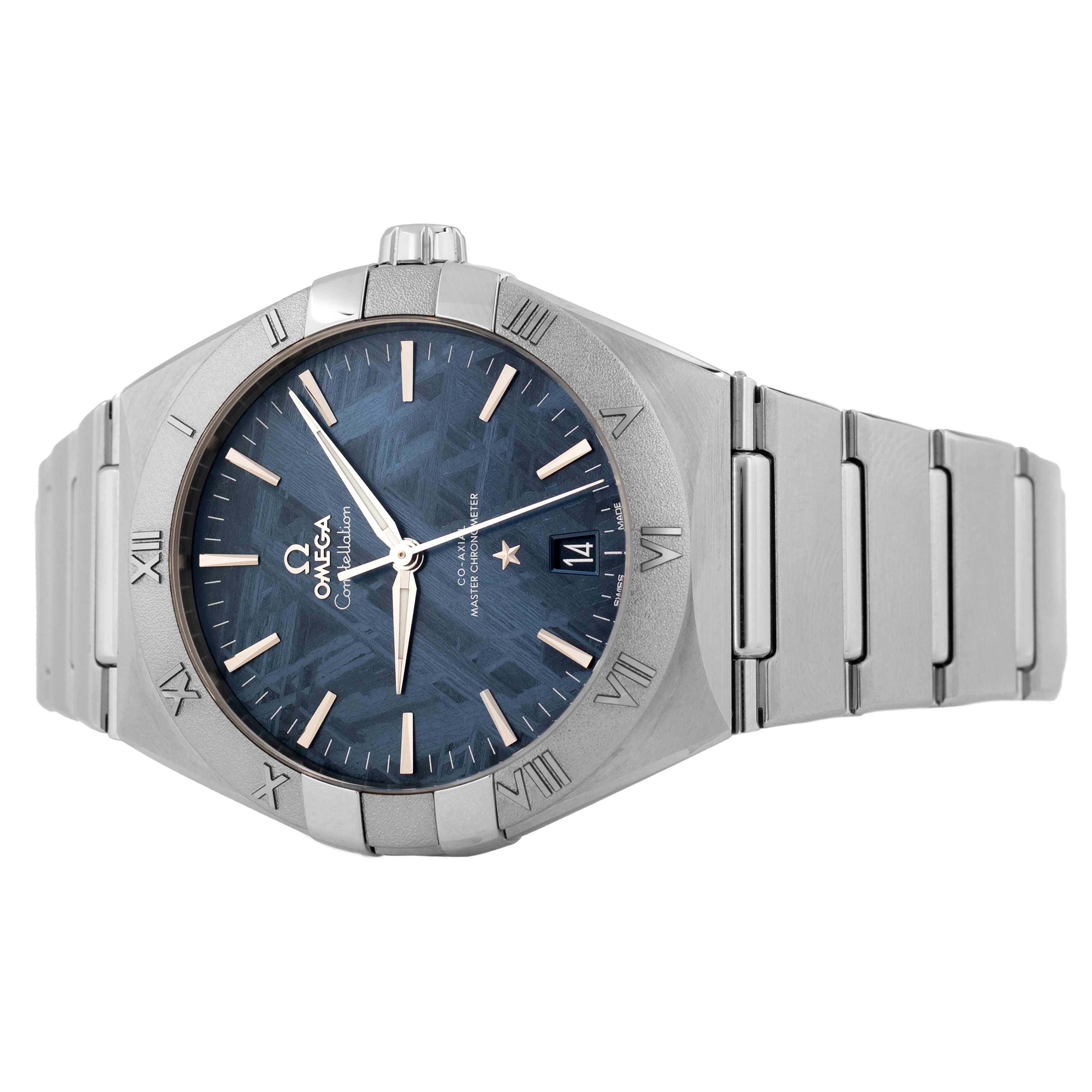 Omega Constellation Stainless Steel Meteorite Blue Dial 41mm 131.30.41.21.99.003 Full Set