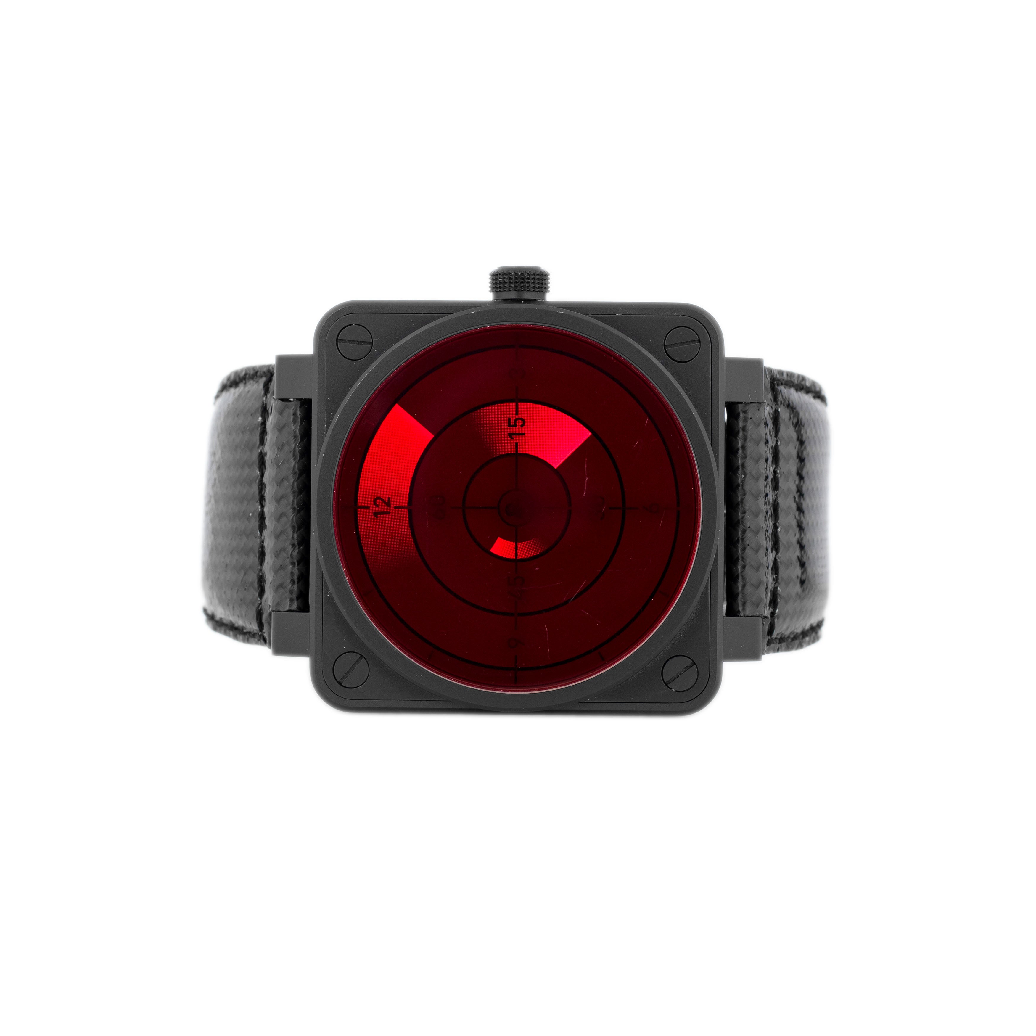 Bell & Ross BR 01-92 Red Radar Stainless Steel Red Dial 46mm BR01-92-SRR Full Set