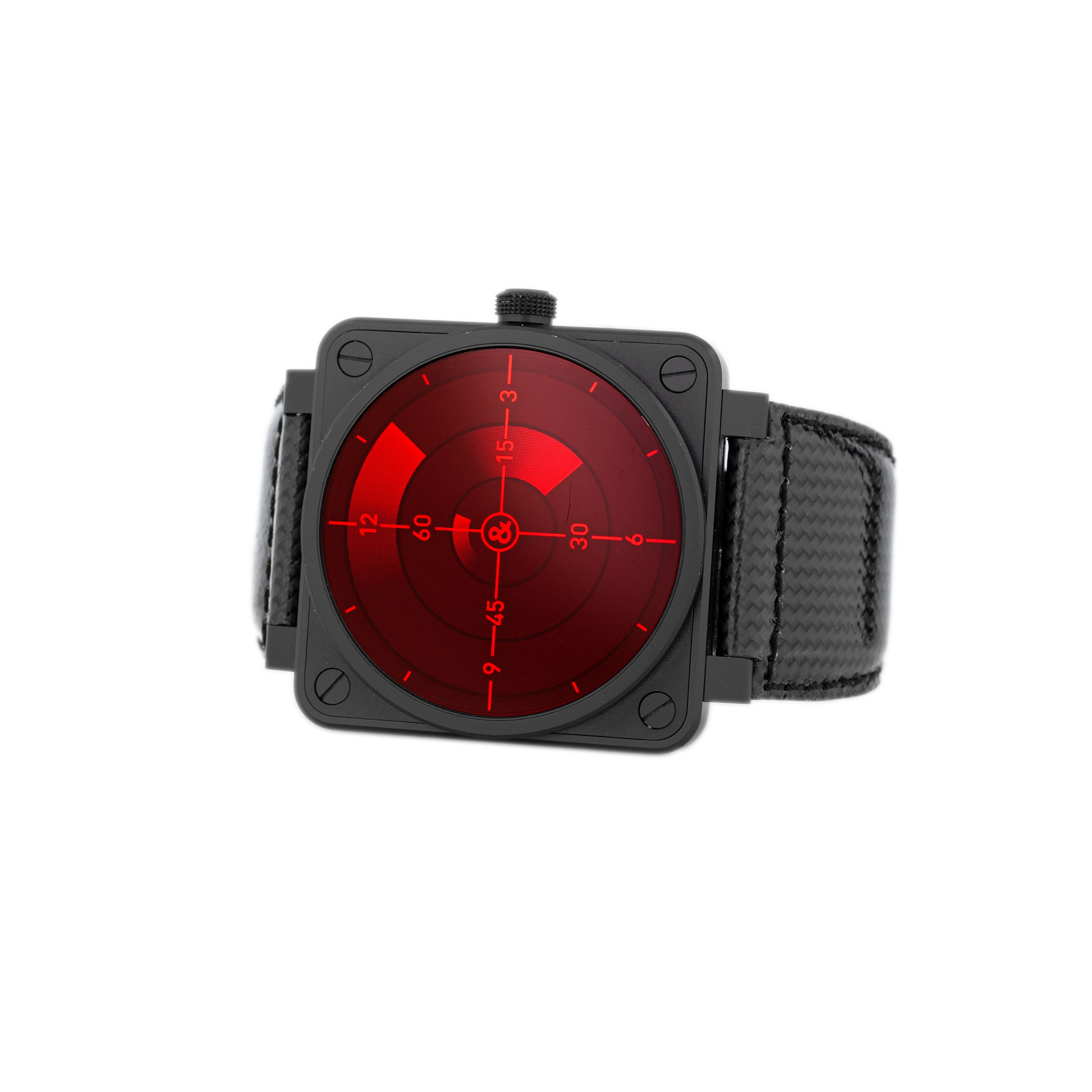 Bell & Ross BR 01-92 Red Radar Stainless Steel Red Dial 46mm BR01-92-SRR Full Set