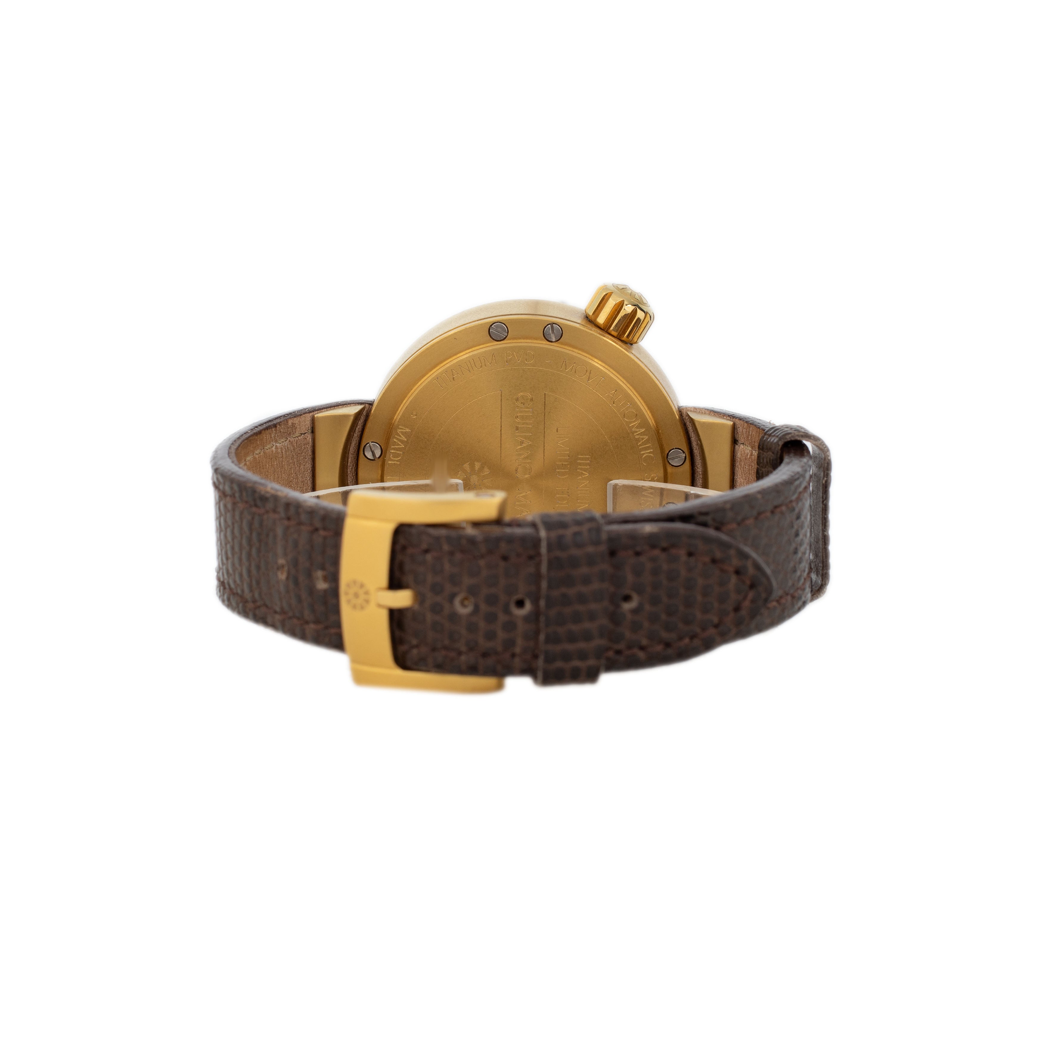 Giuliano Mazzuoli Manometro Titanium Limited Edition Titanium Cream Dial 45mm Full Set