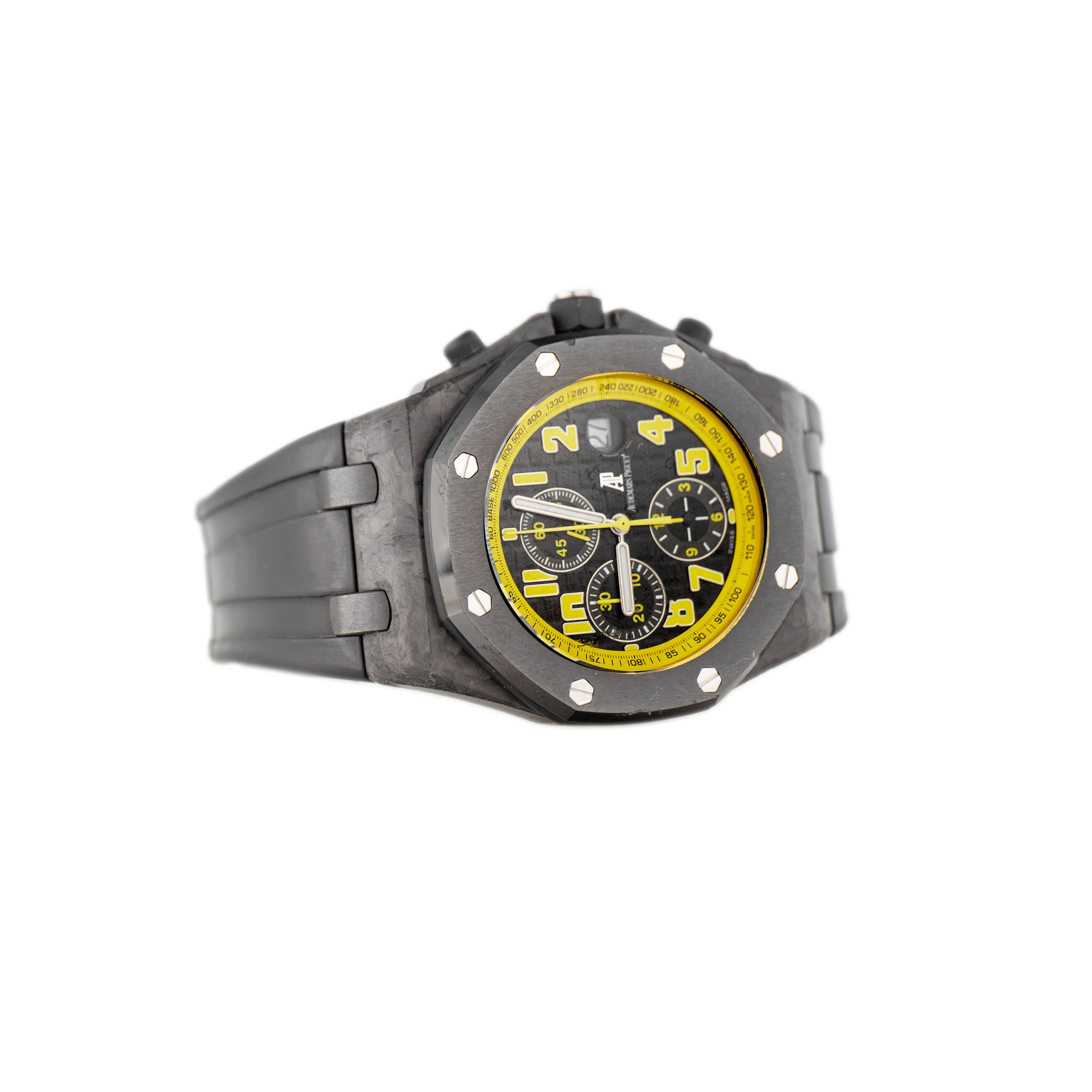 Audemars Piguet Offshore Chronograph Bumblebee Carbon Black Dial 42mm 26176FO.OO.D101CR.02