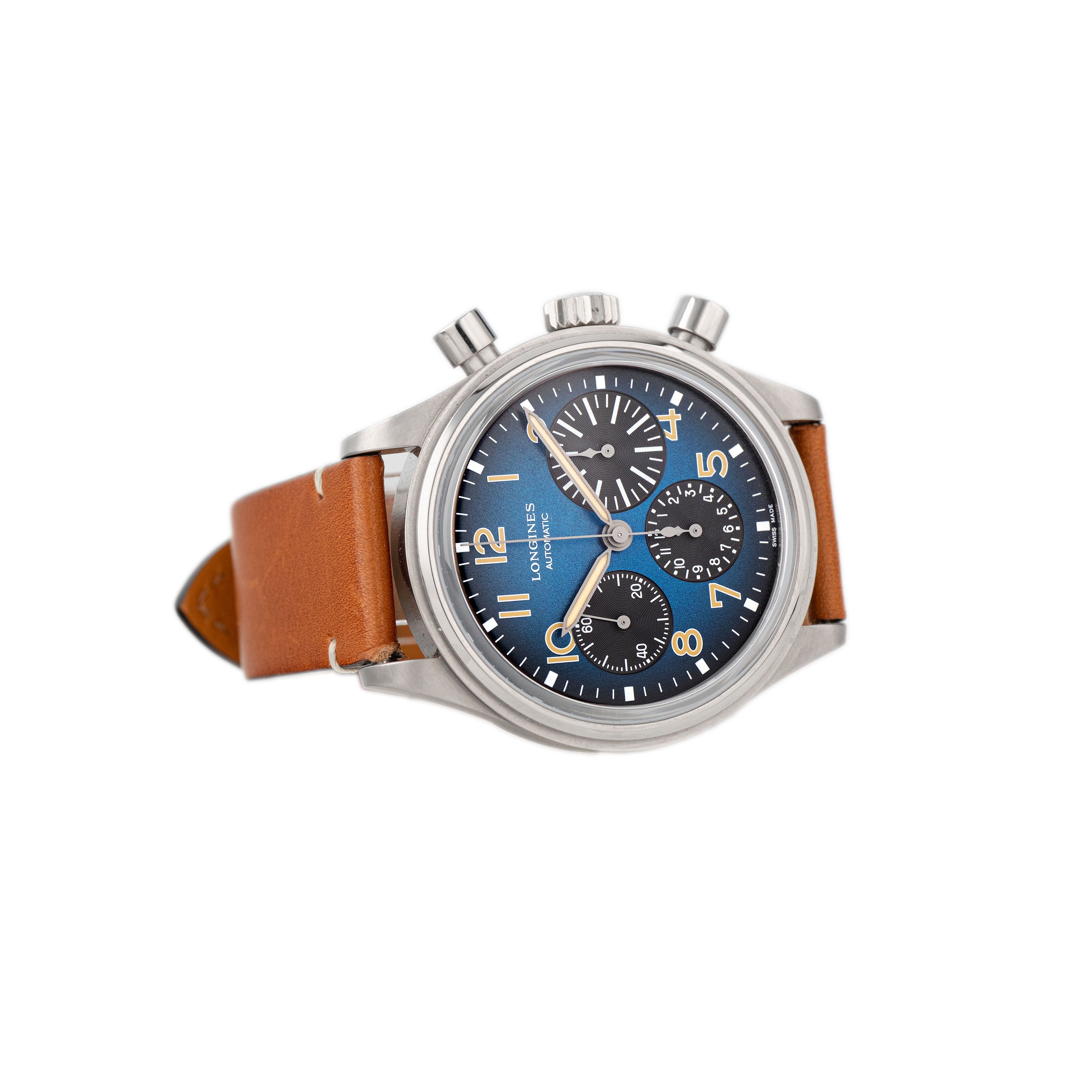 Longines Avigation BigEye Titanium Blue Dial 41mm L2.816.1.93.2