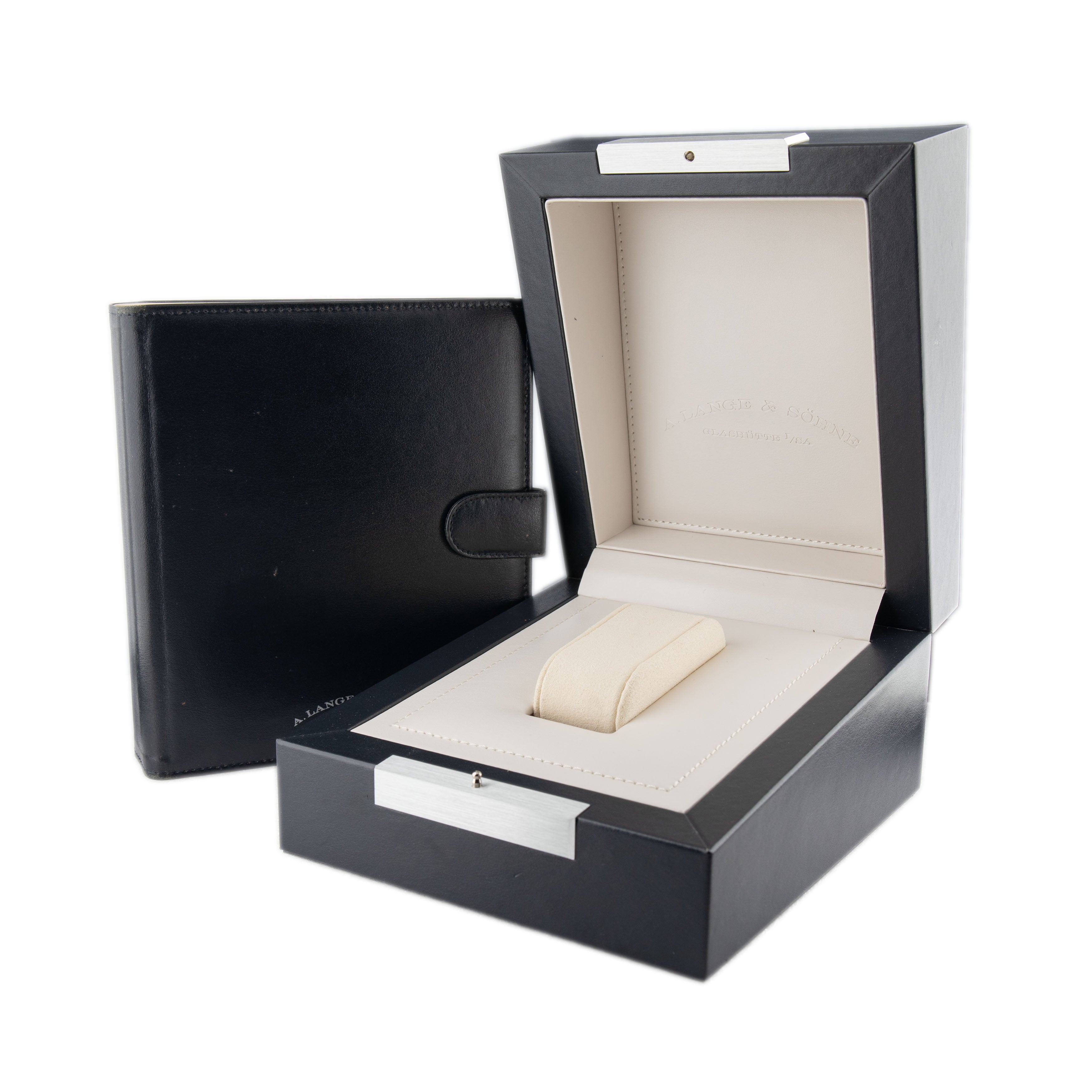 A. Lange & Sohne 1815 Chronograph White Gold Silver Dial 39.5mm 401.026 Full Set