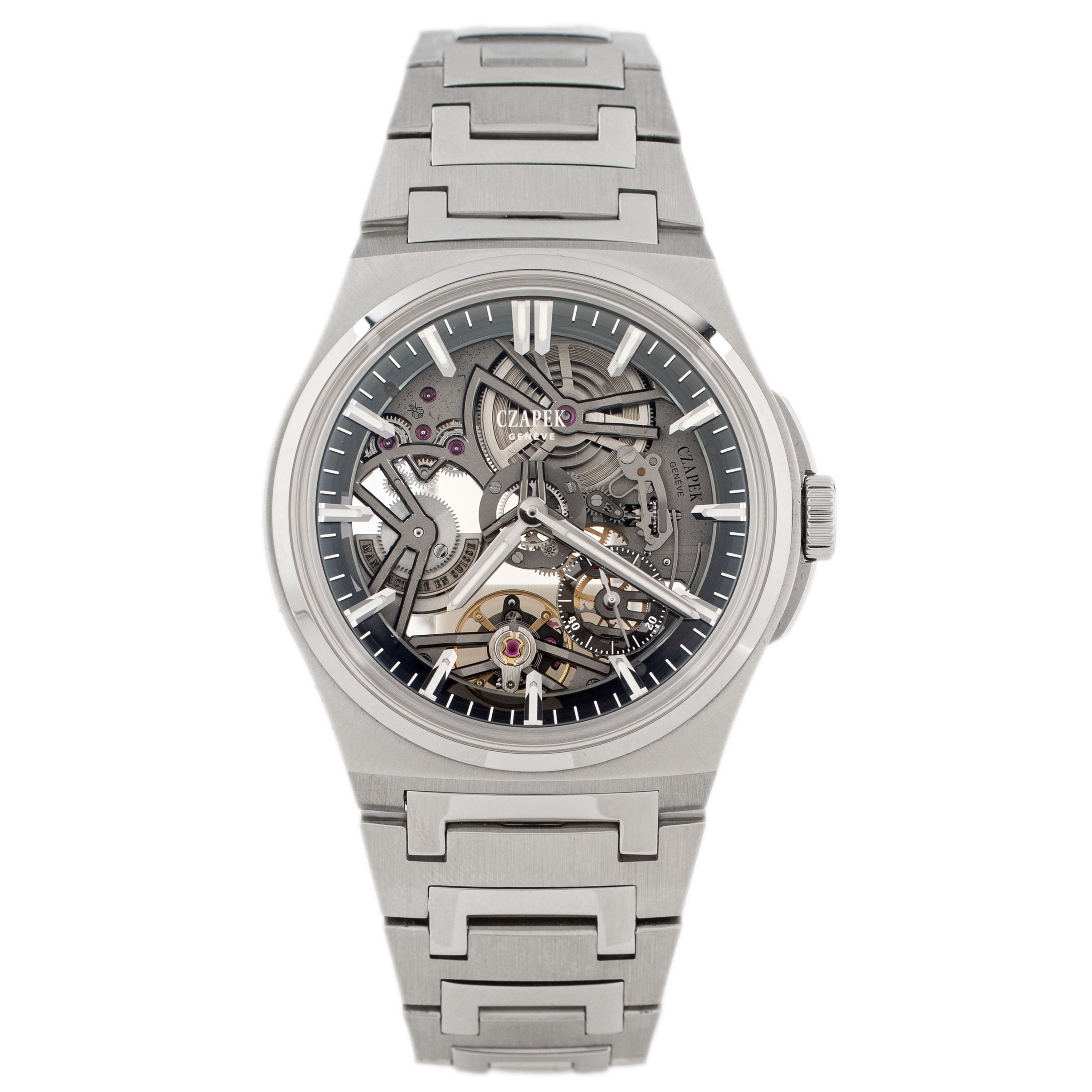 Czapek Antarctique Revelation Stainless Steel Skeleton Dial
