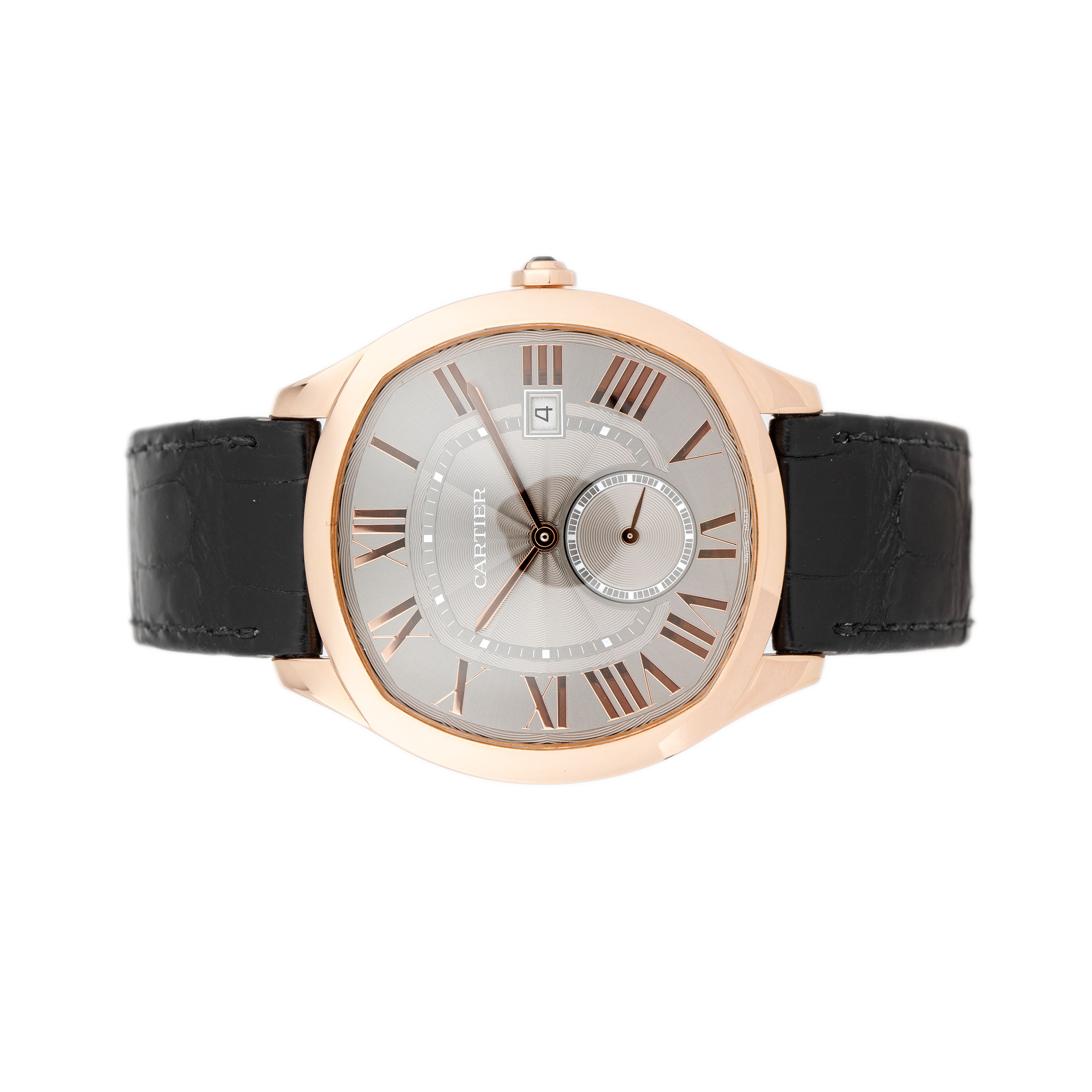 Cartier Drive De Cartier Rose Gold Gray Dial 40X41mm WGNM0004 Full Set