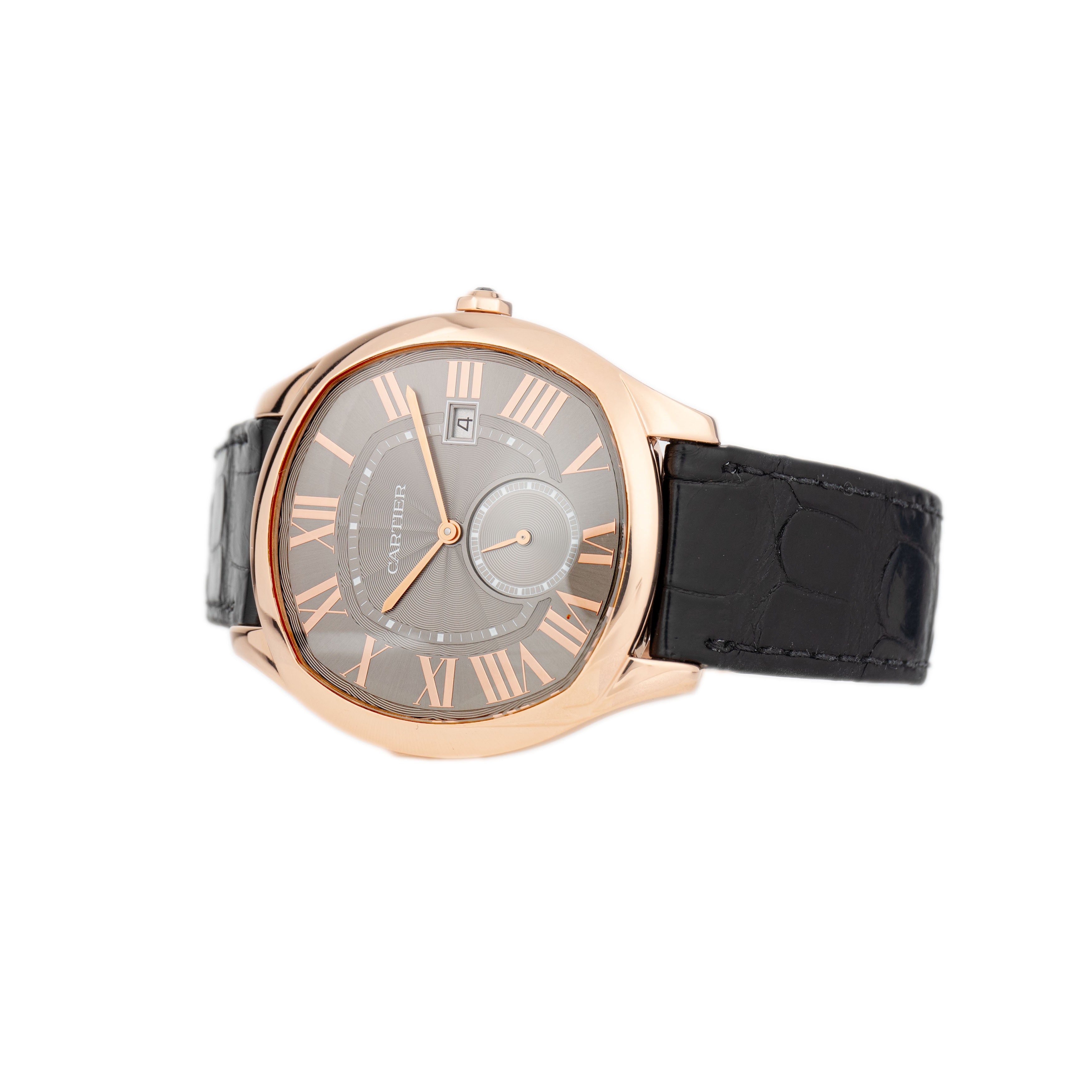 Cartier Drive De Cartier Rose Gold Gray Dial 40X41mm WGNM0004 Full Set