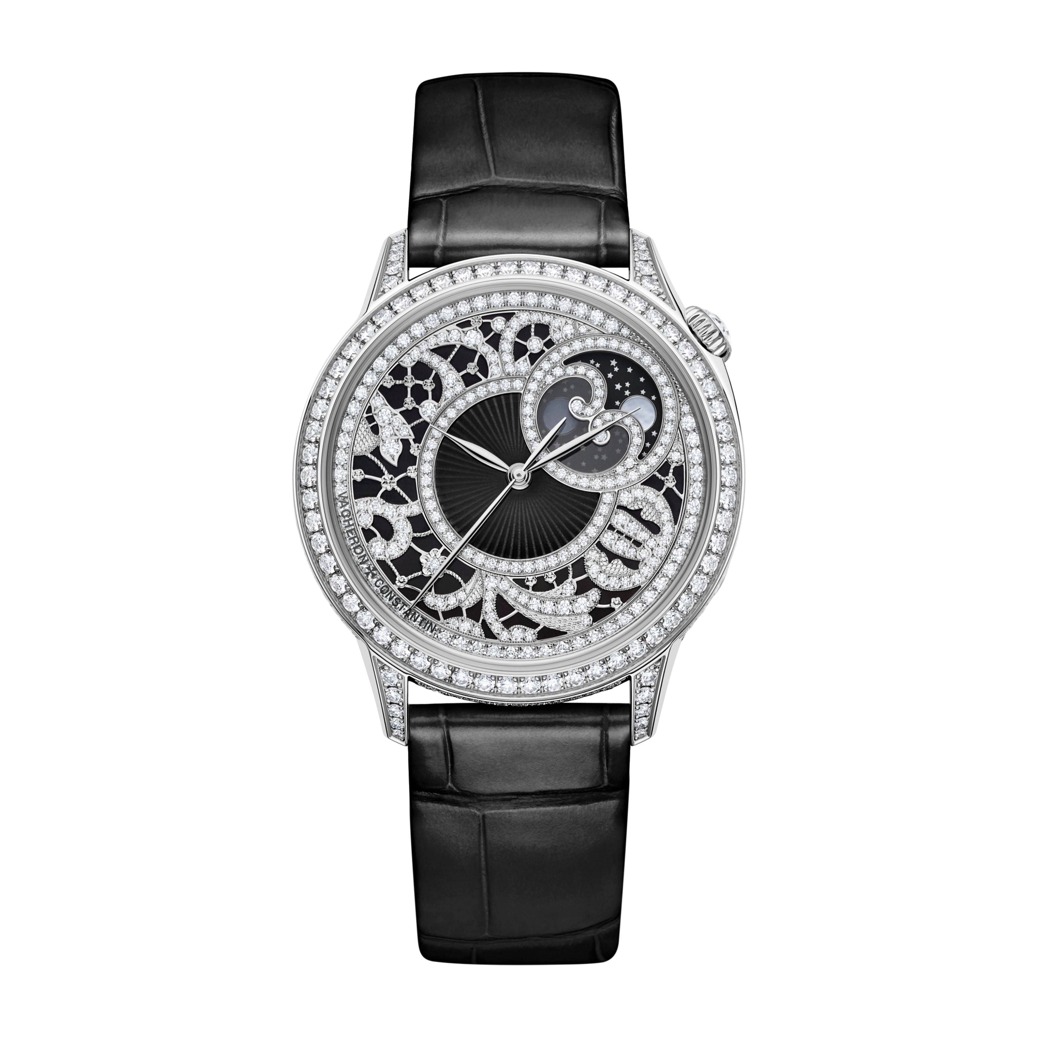 Vacheron Constantin Egerie Creative Edition Watch, 37mm Black Dial, 8006F/000G-B942