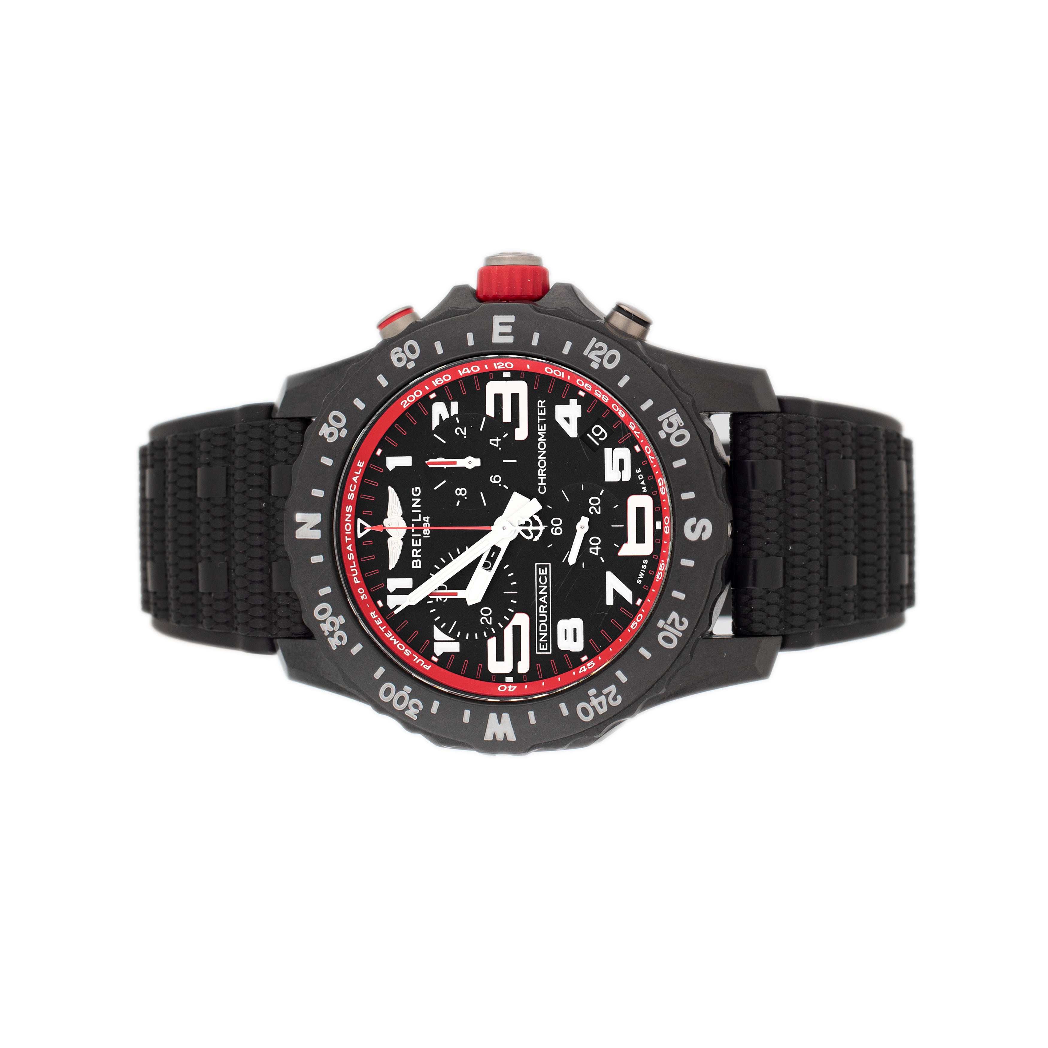 Breitling Endurance Pro Plastic Breitlight 44 Plastic Black Dial 44mm