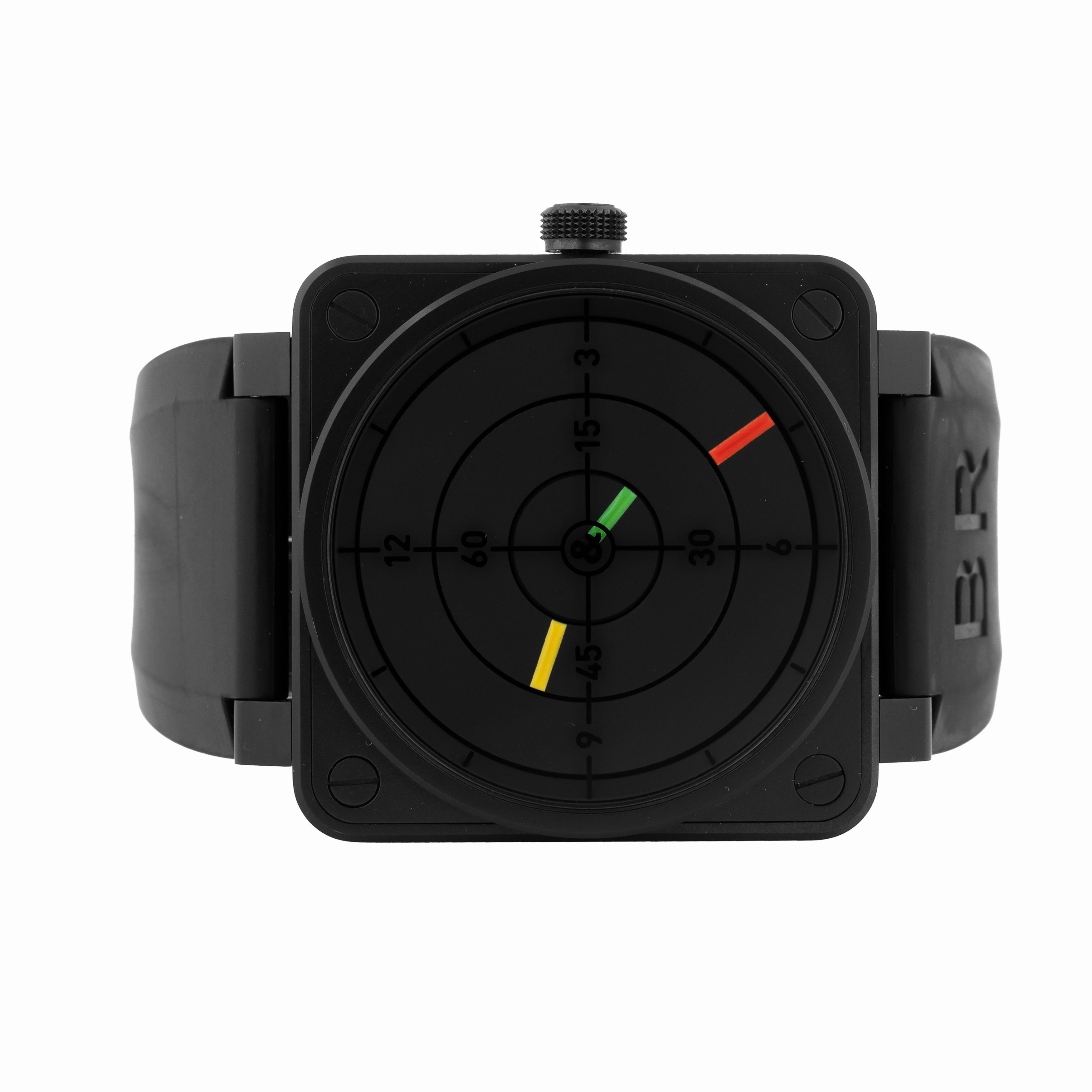 Bell & Ross BR01-92 Radar Stainless Steel Black Dial 46mm BR01-92 Radar Full Set