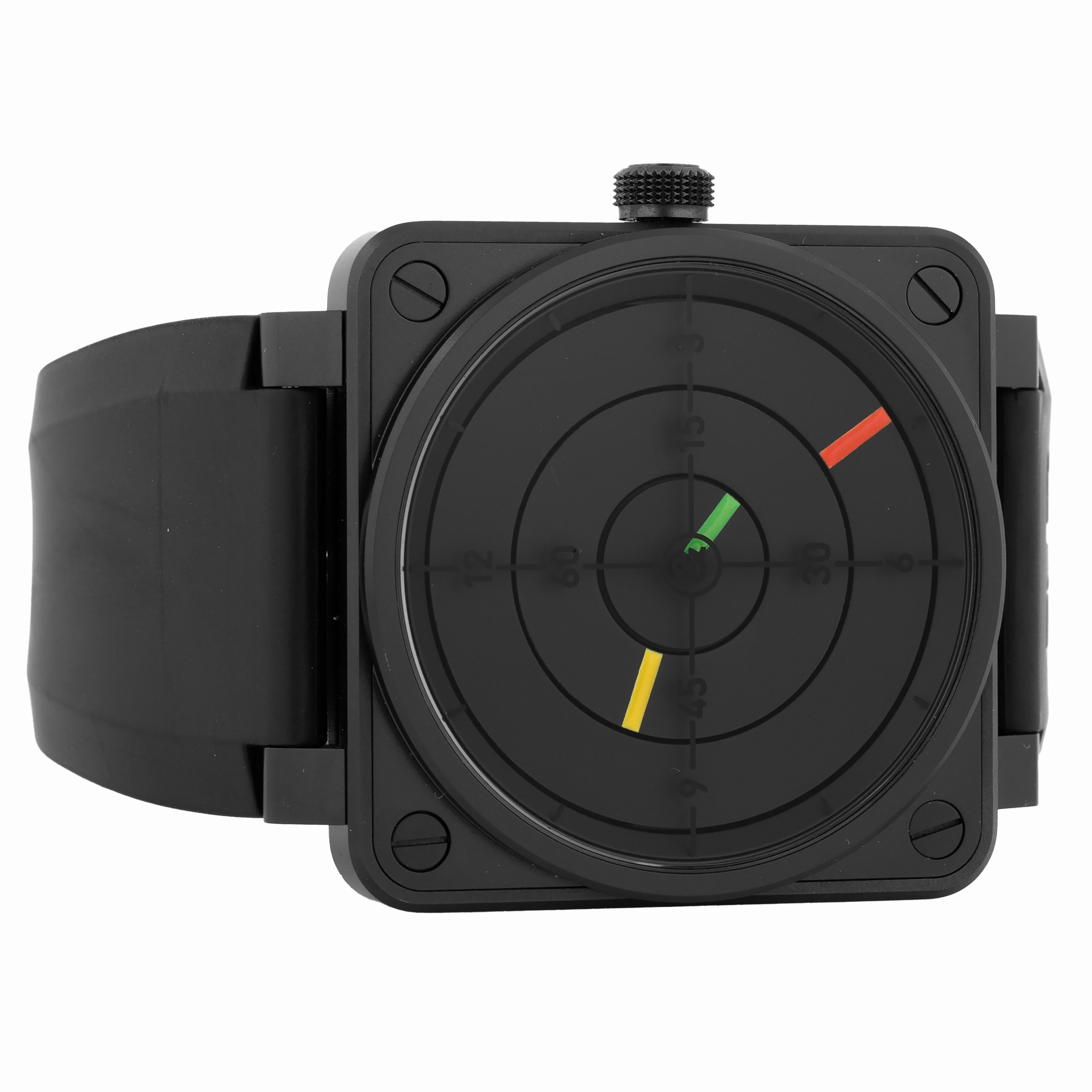 Bell & Ross BR01-92 Radar Stainless Steel Black Dial 46mm BR01-92 Radar Full Set