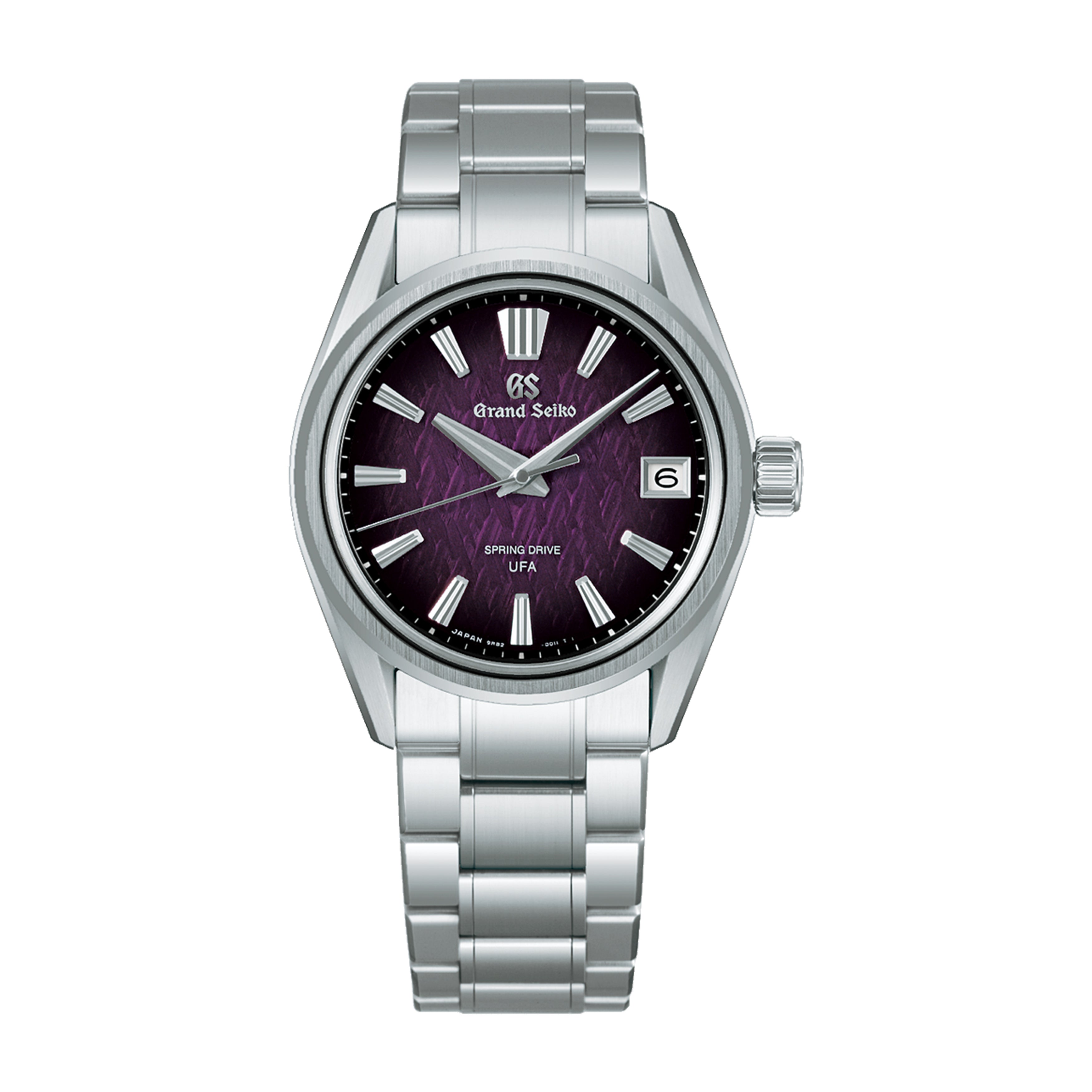 Grand Seiko Evolution 9 Spring Drive U.F.A. Watch, 37mm Purple Dial, SLGB005