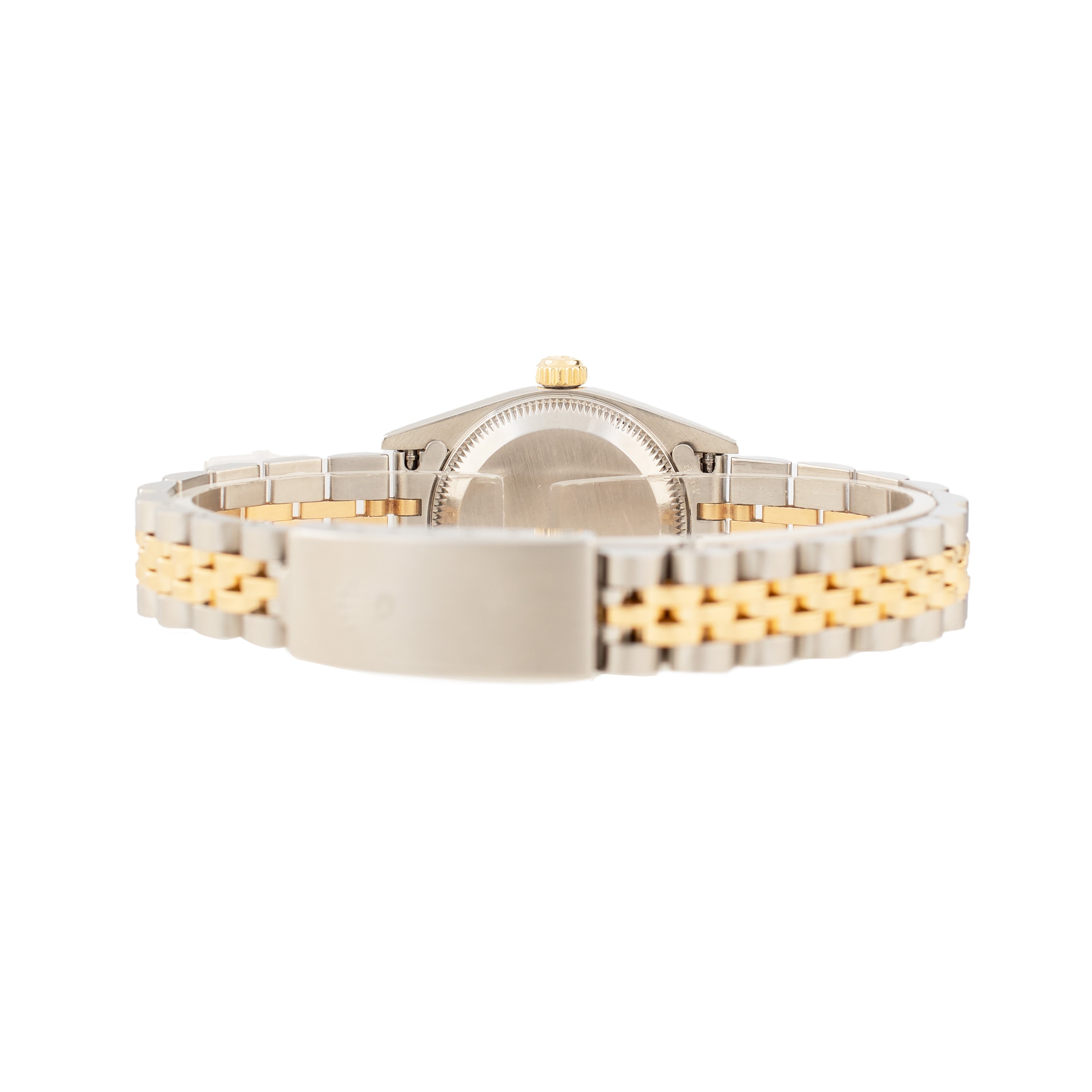 Rolex Oyster Perpetual Stainless Steel Yellow Gold Champagne Dial 42mm 76193 Full Set