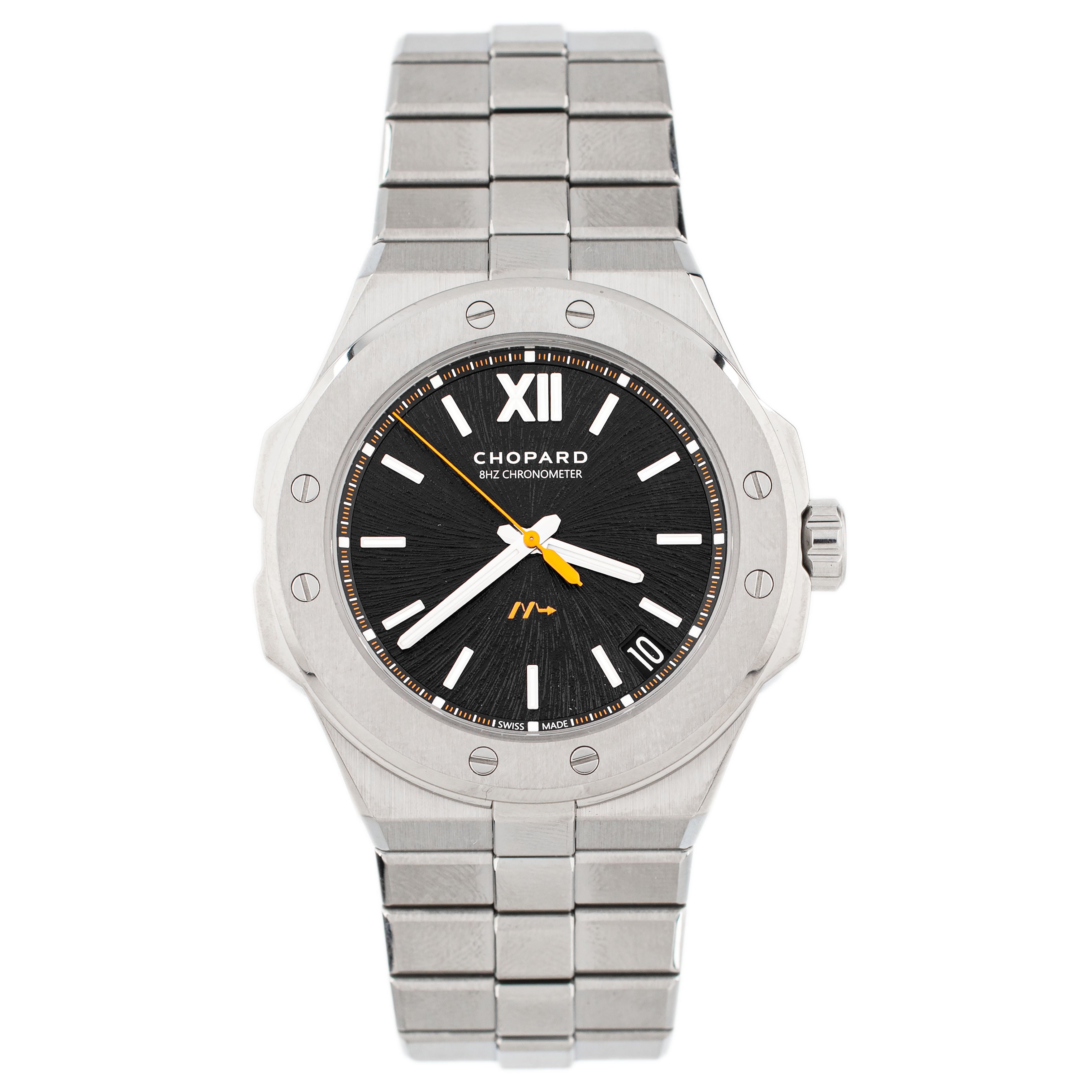 Chopard Alpine Eagle Cadence 8HF Stainless Black Dial 41mm 298600-3020 Full Set