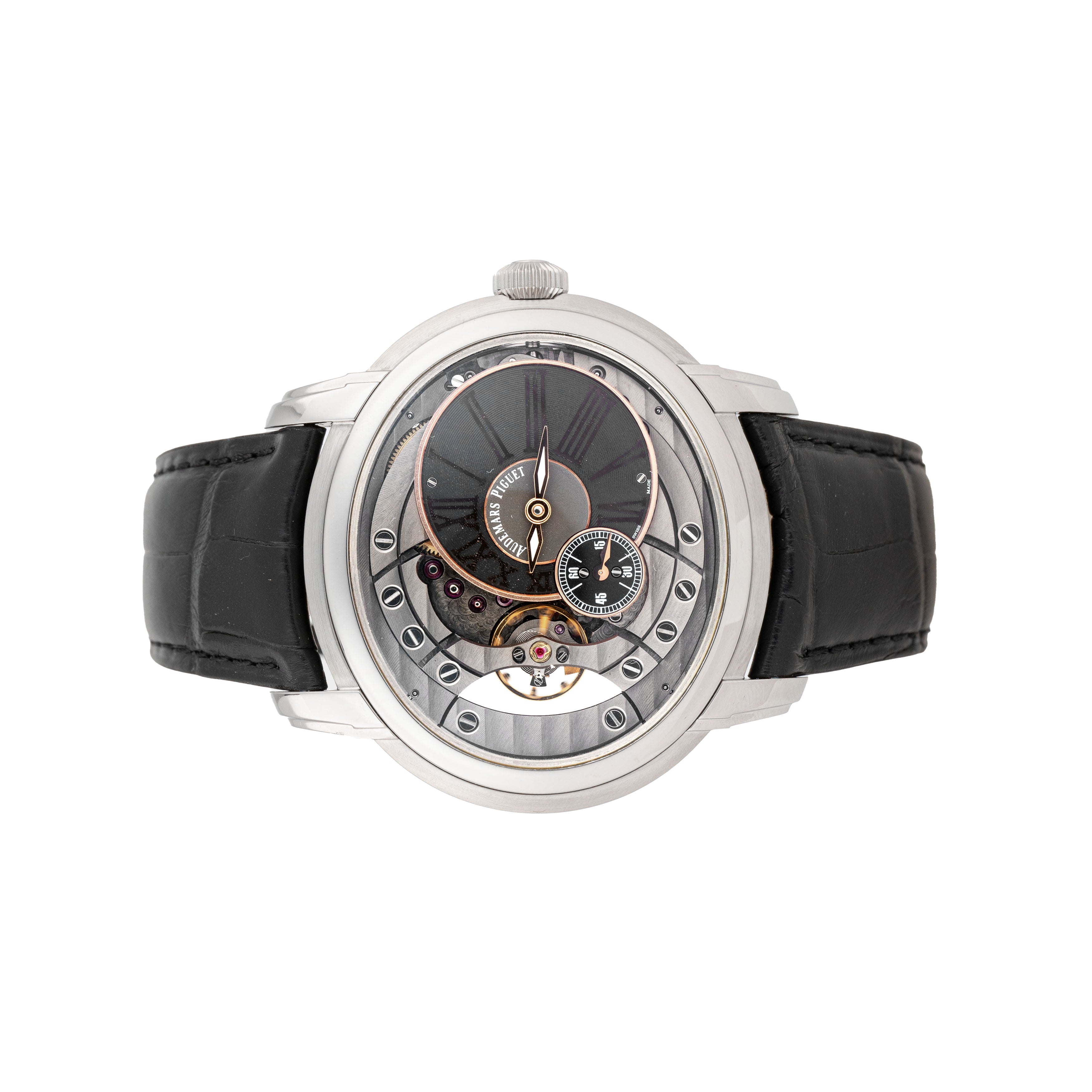Audemars Piguet Millenary Stainless Steel Skeleton Dial