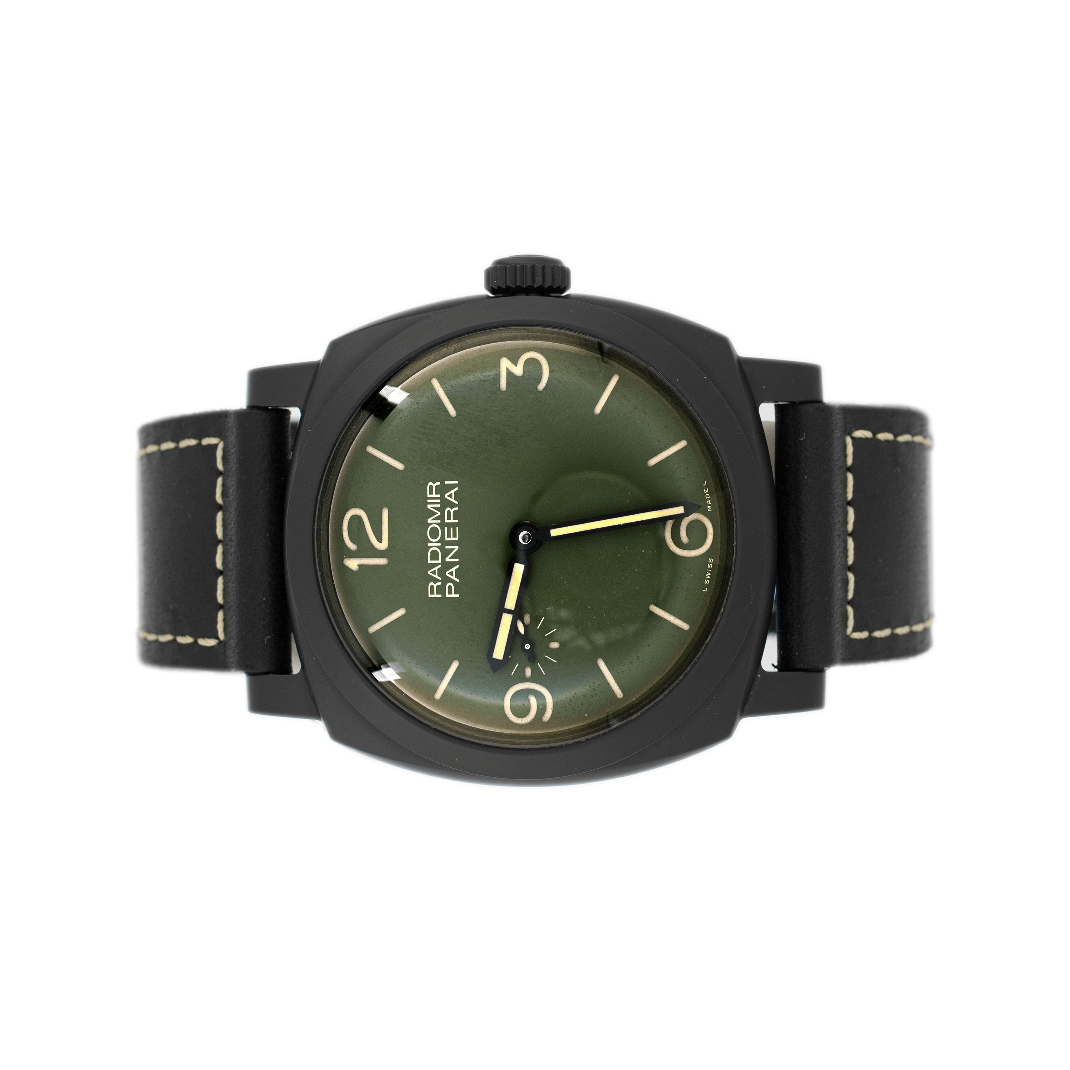 Panerai Radiomir Ceramic Green Dial 48mm Pam00997 Full Set
