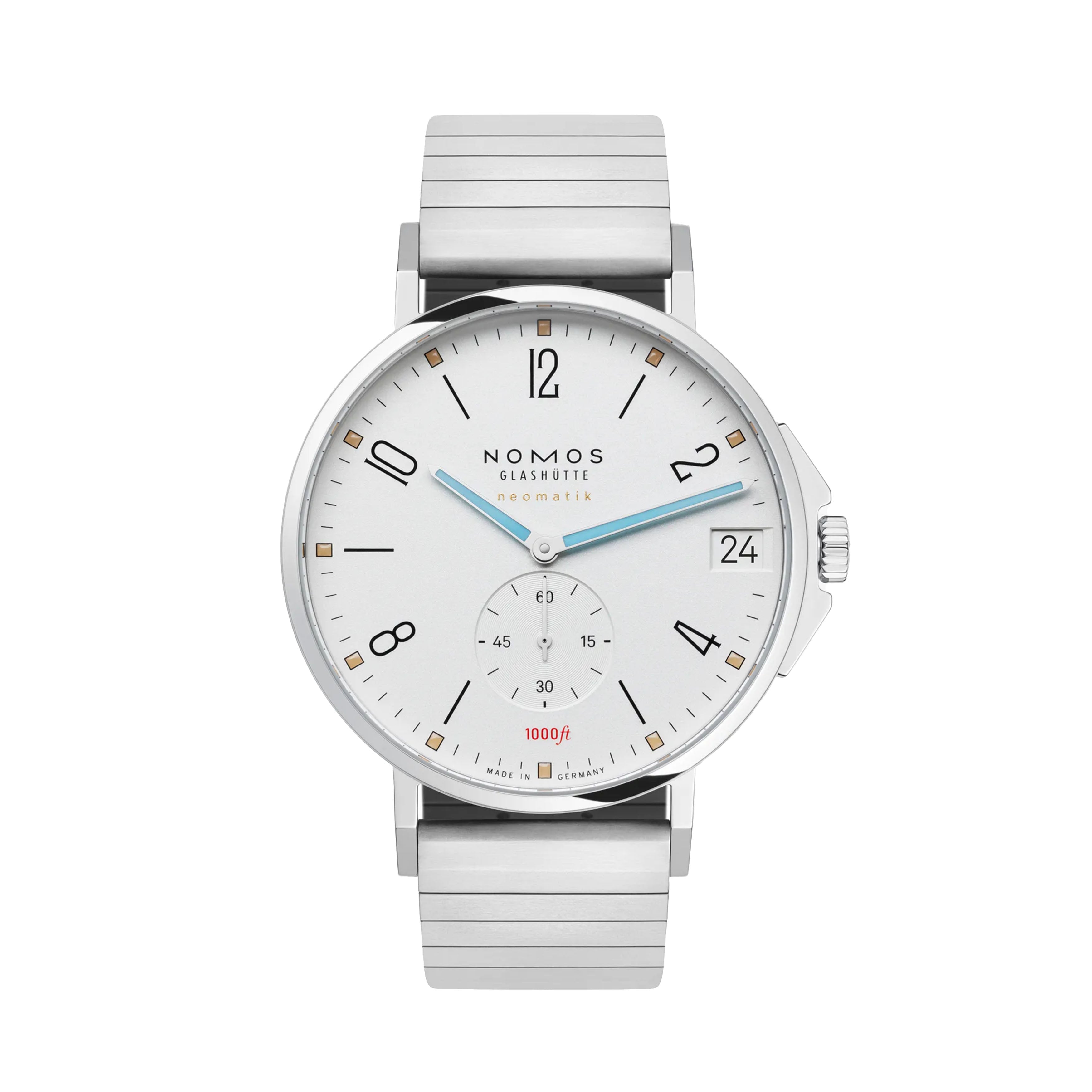 Nomos Glashutte Tangente Sport Neomatik 42 Date Watch, 42mm White Dial, 580