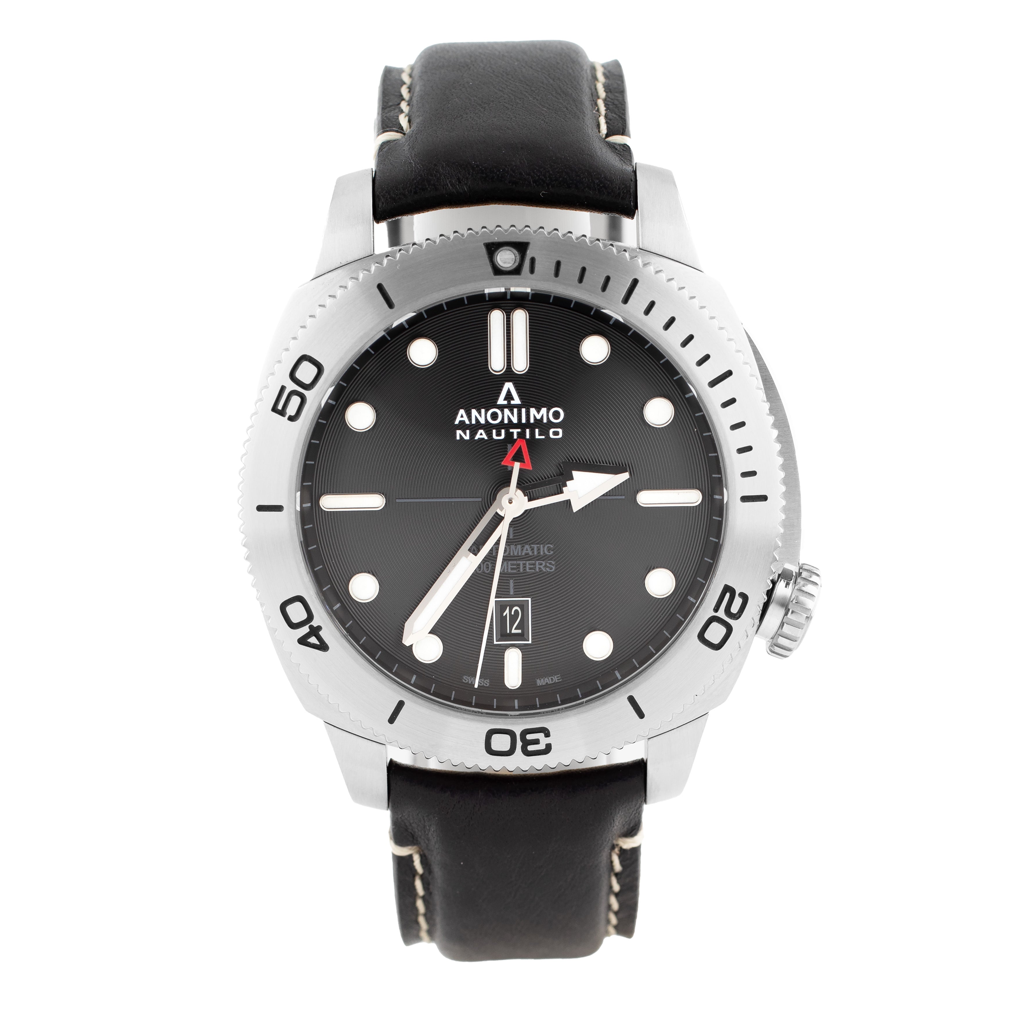 Anonimo Nautilo Stainless Steel Black Dial 44.5mm AM-1001.01.001.A01