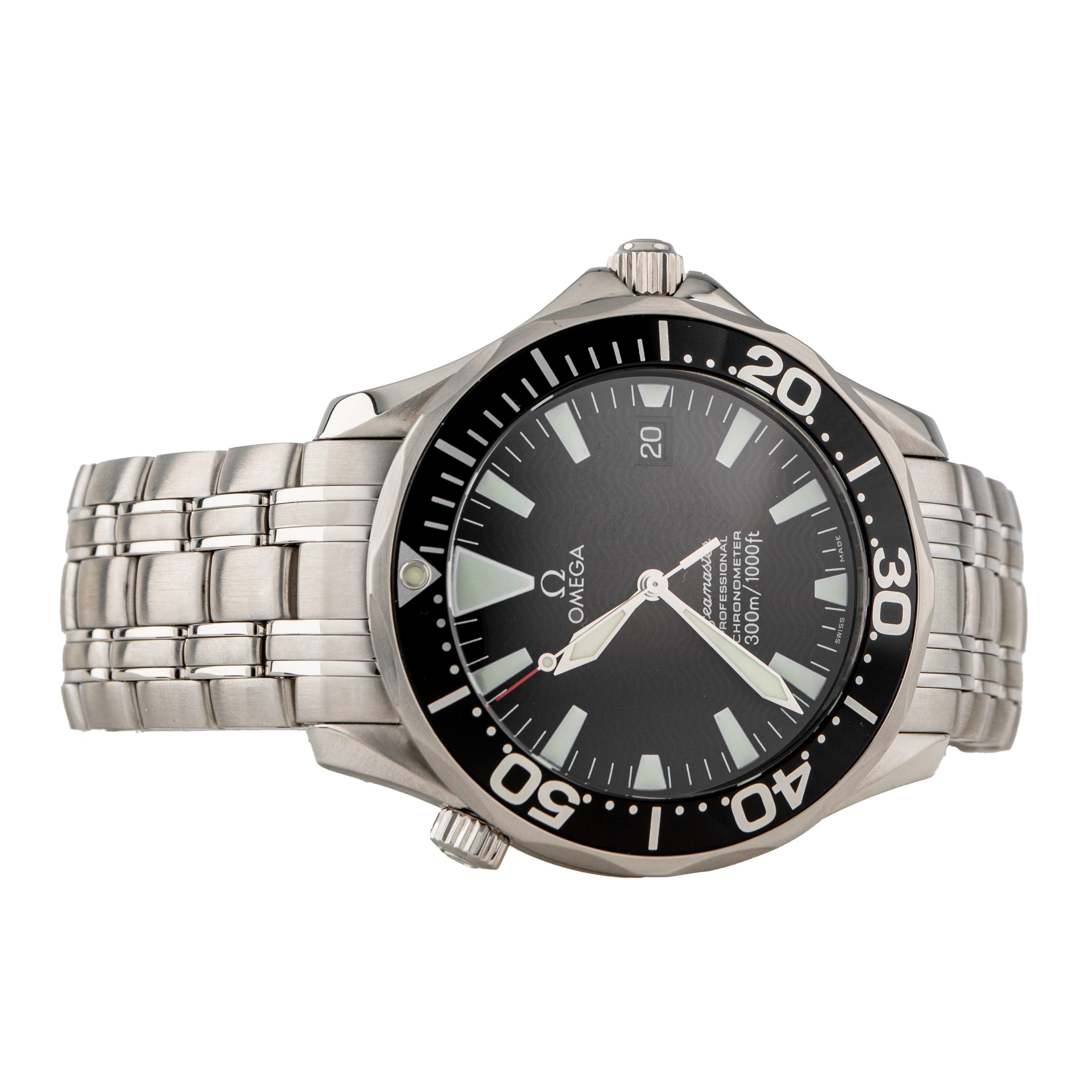 Omega Seamaster Professional Diver 300M Stainless Steel Black Dial