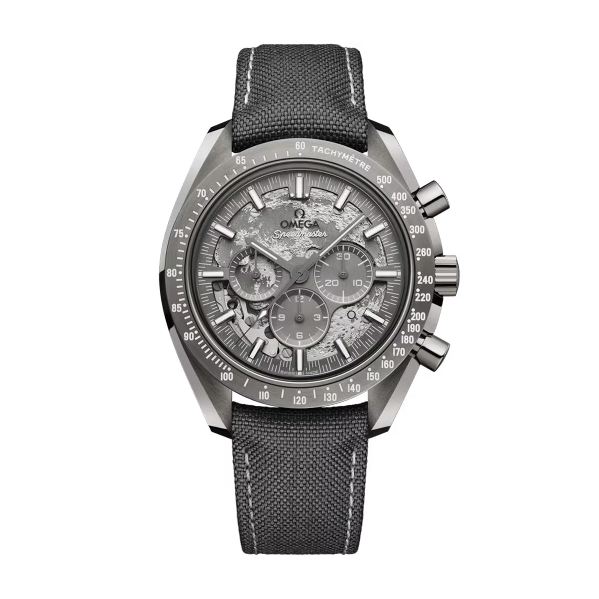Omega Speedmaster Gray Side of the Moon Watch, 44.25mm Skeleton Dial, 310.92.44.50.06.001