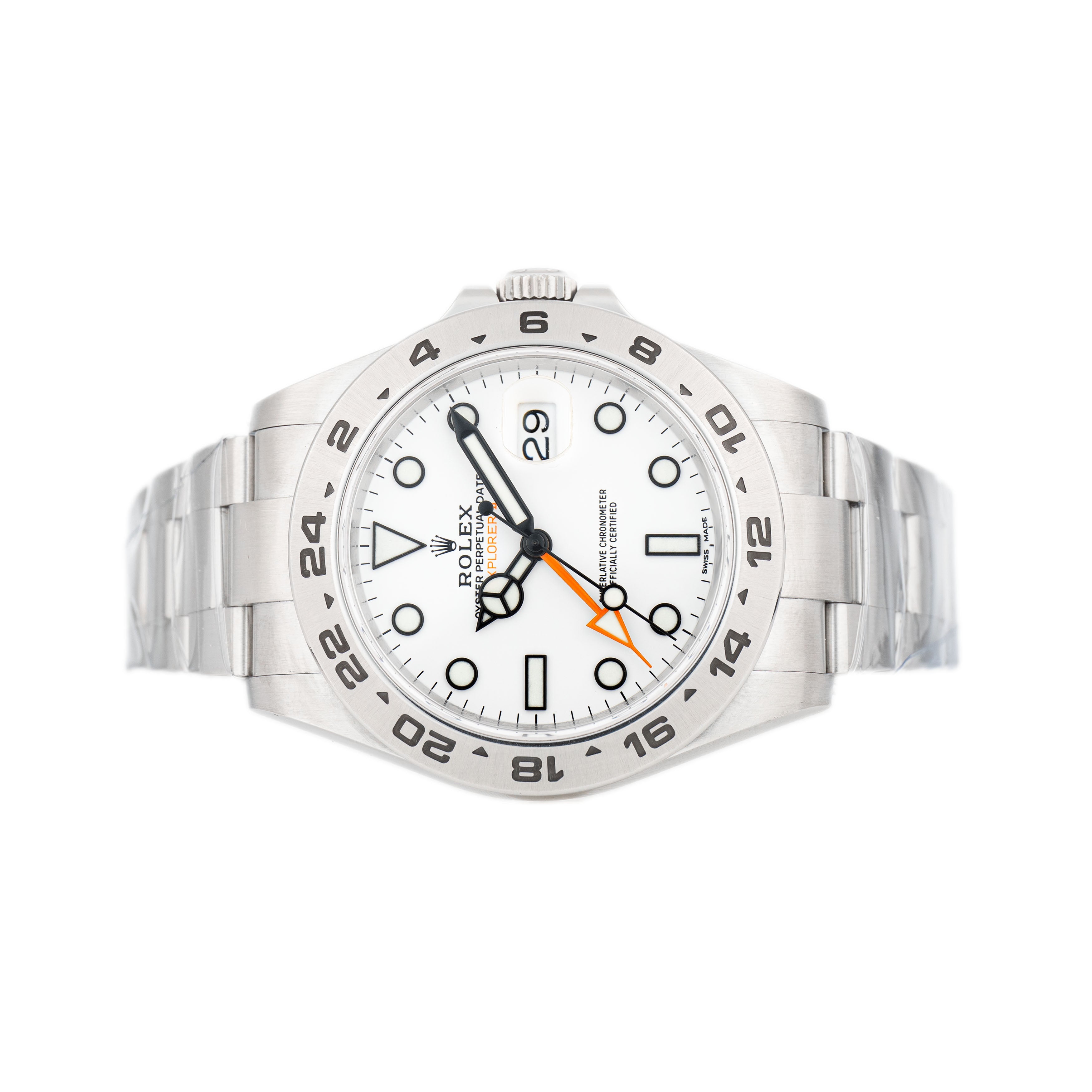 Rolex Explorer II Stainless Steel White Polar Dial 42mm 216570