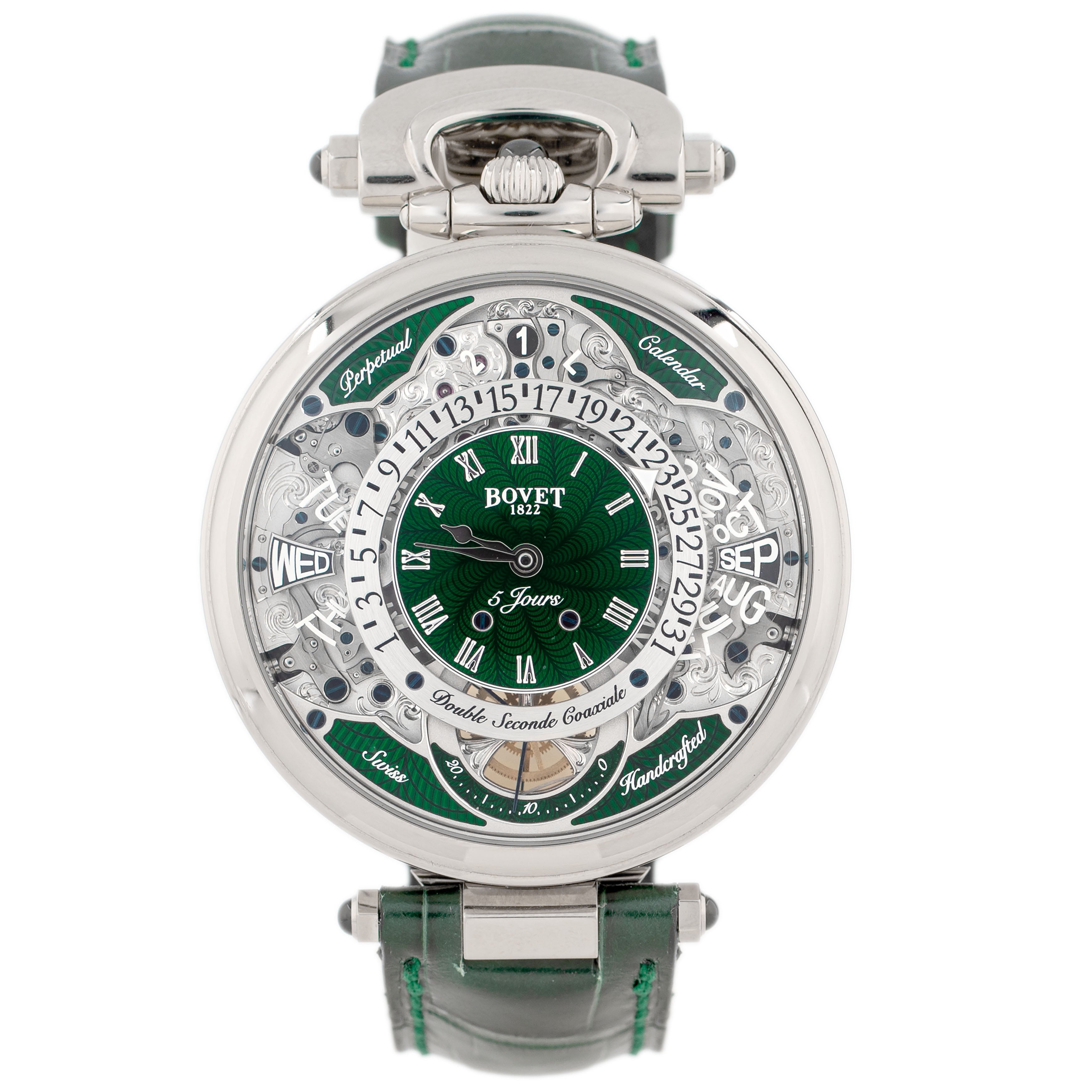 Bovet Virtuoso VII Perpetual Calendar White Gold Skeleton Dial 43.3mm ACQPR014/009 Full Set