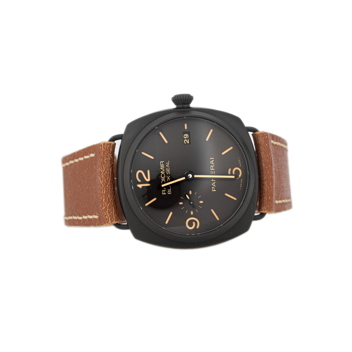 Panerai Radiomir Black Seal 3 Days Ceramic Black Dial 45mm Pam00505 Fu