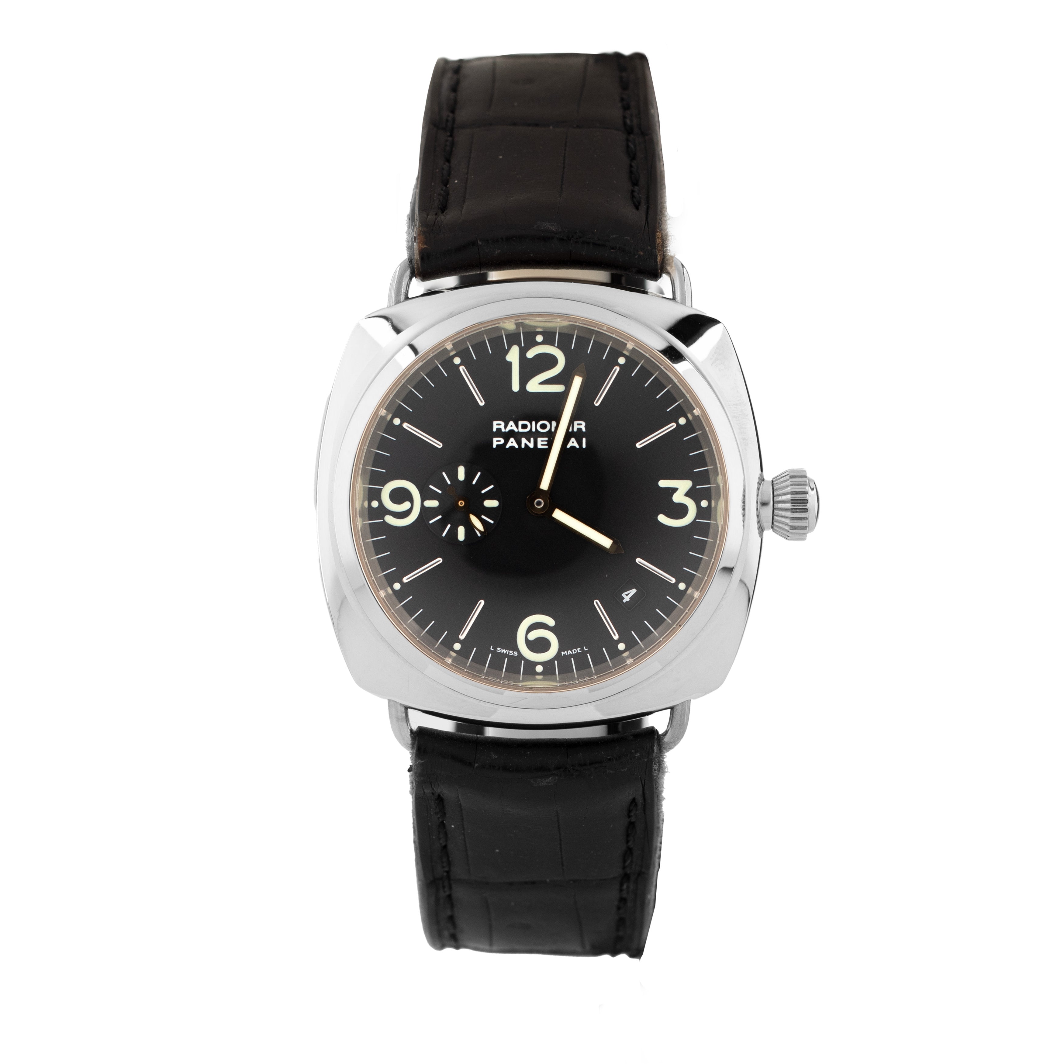 Panerai Radiomir White Gold Black Dial 40mm Pam00062 Full Set