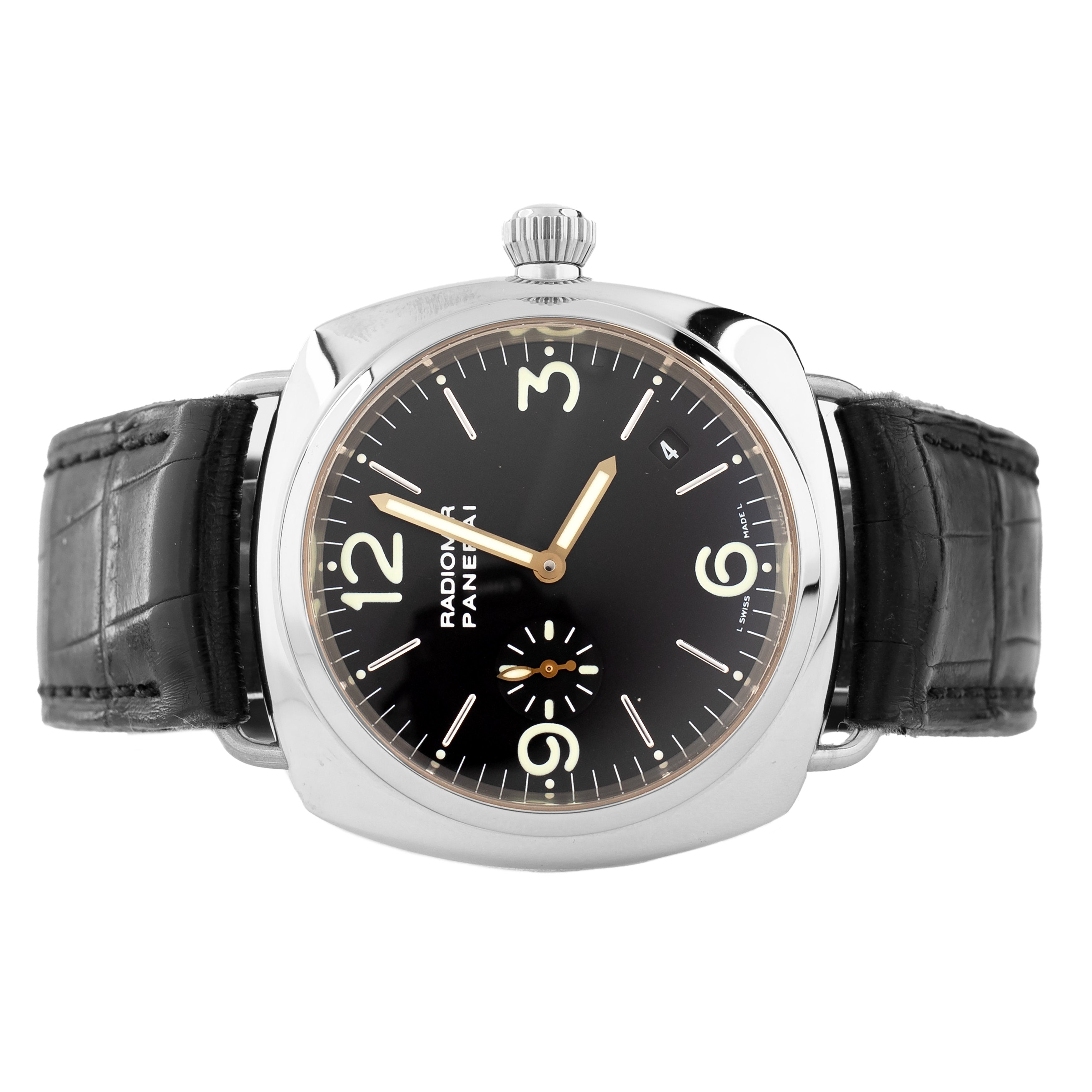Panerai Radiomir White Gold Black Dial 40mm Pam00062 Full Set
